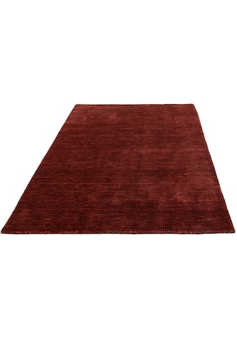 morgenland Designteppich »Designer Einfarbig Rosso 182 x 131 cm«, rechteckig, 0,8 mm... kaufen