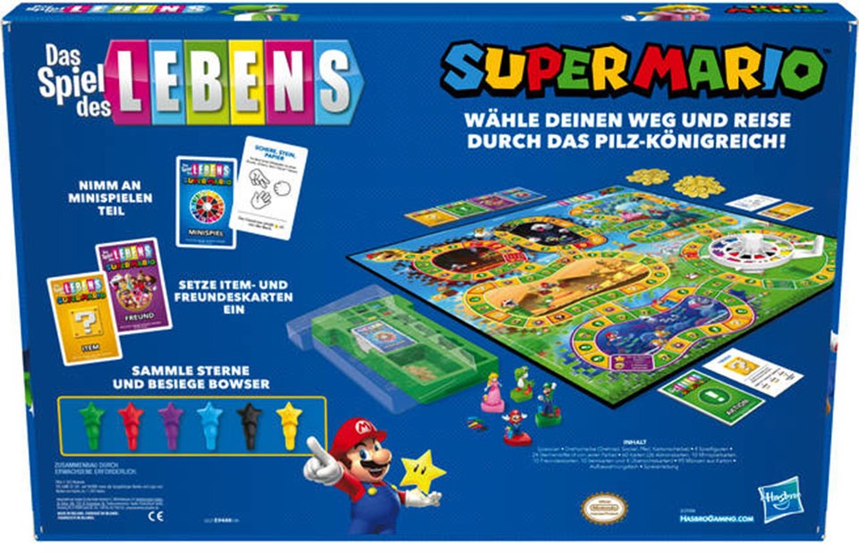 Hasbro Spiel »Das Spiel des Lebens Super Mario«, Made in Germany