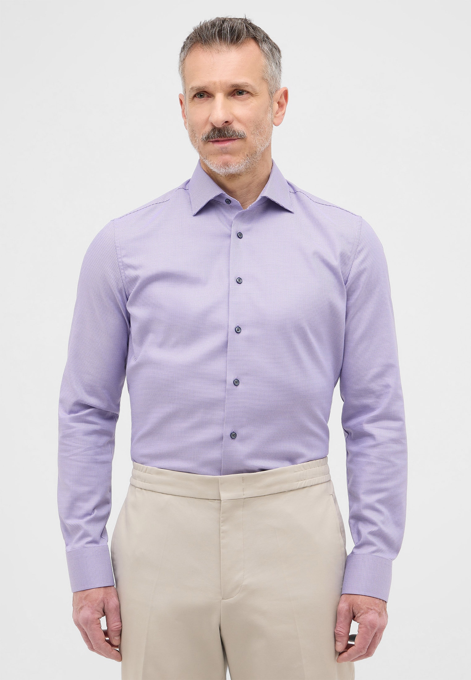 Eterna Langarmhemd »SLIM FIT« NON IRON (bügelfrei)
