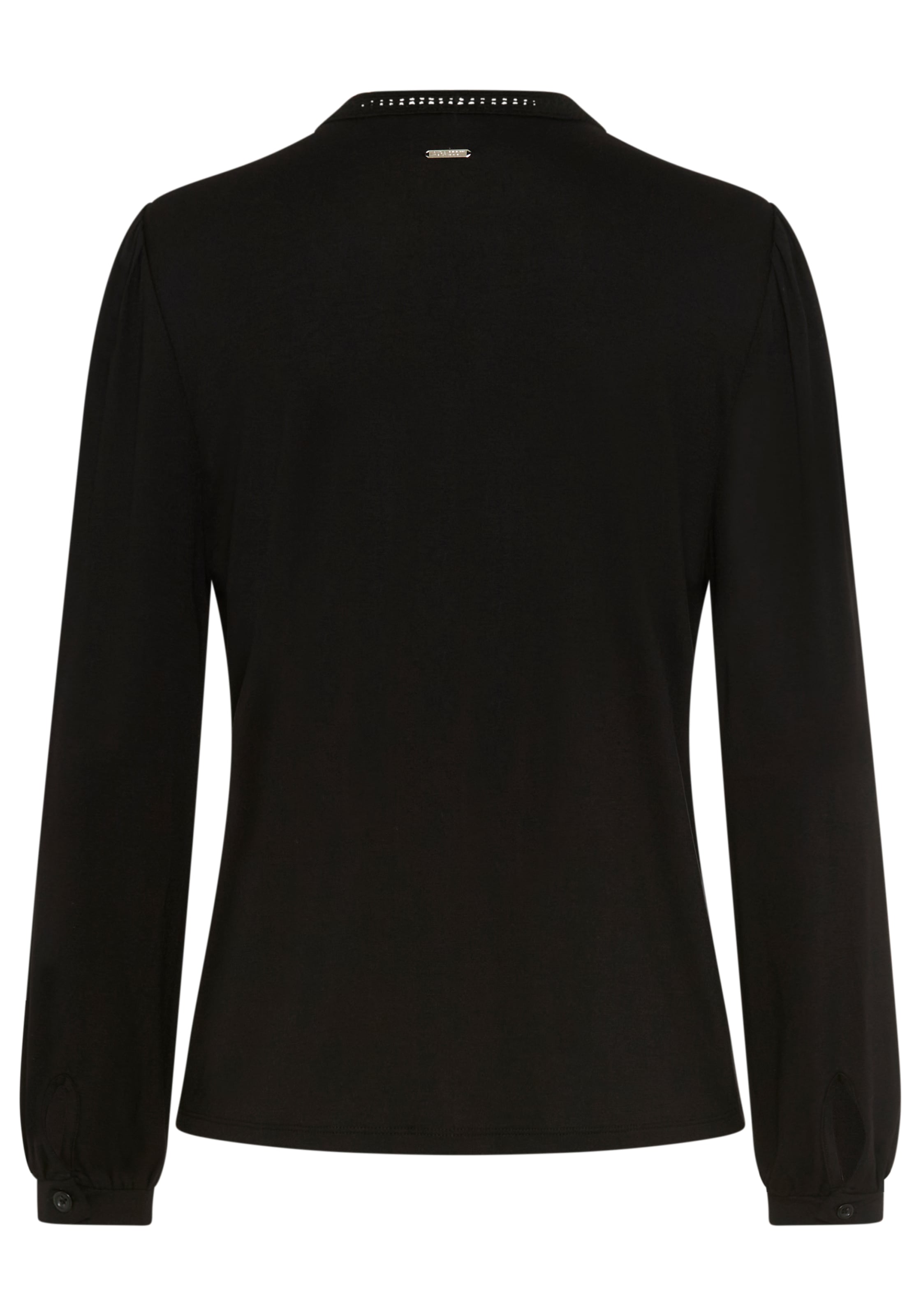 Laura Scott Spitzenshirt mit V-Ausschnitt, figurumspielende Passform