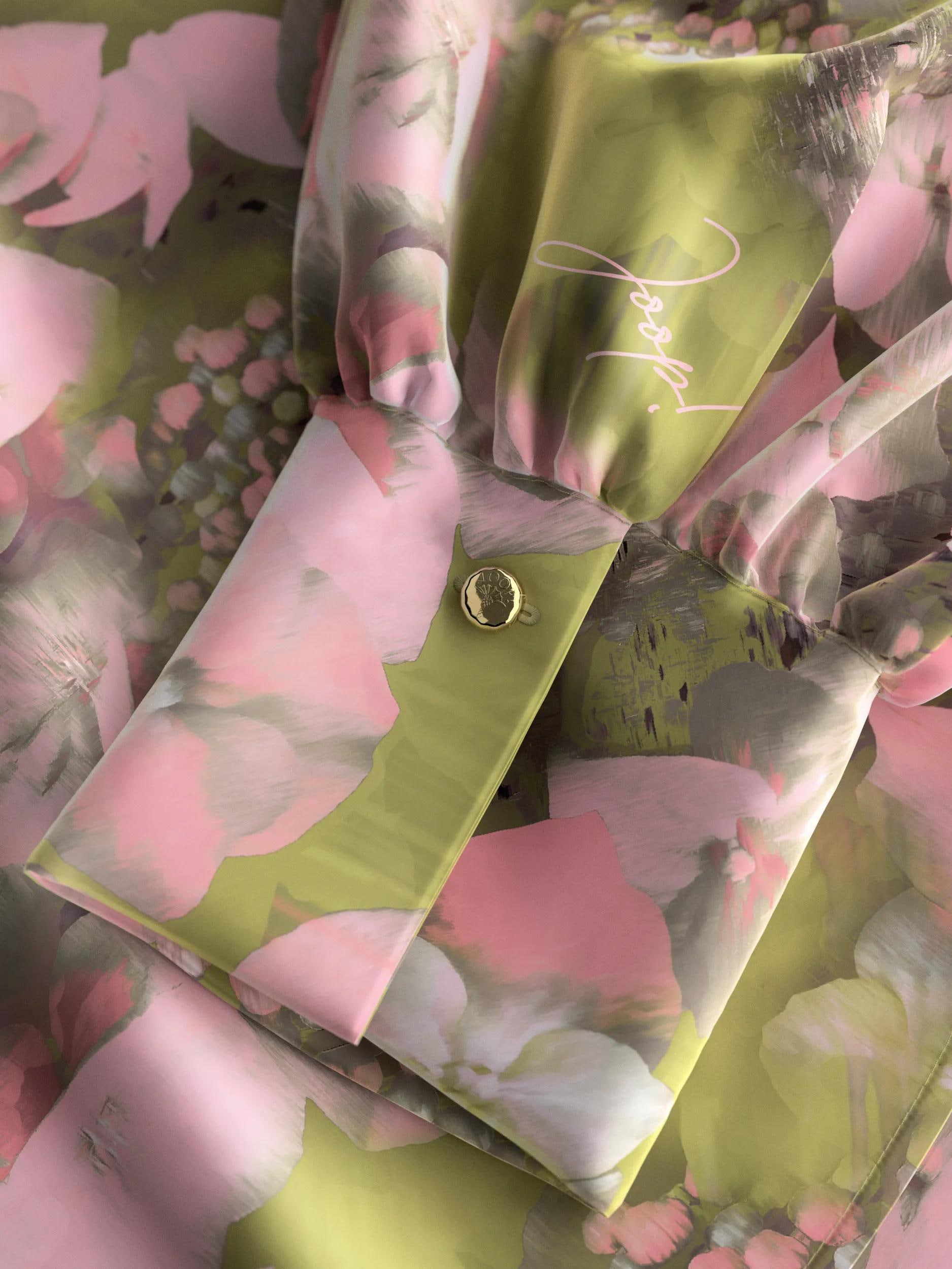 JOOP! Schlupfbluse »Belmira« mit allover Blumenprint