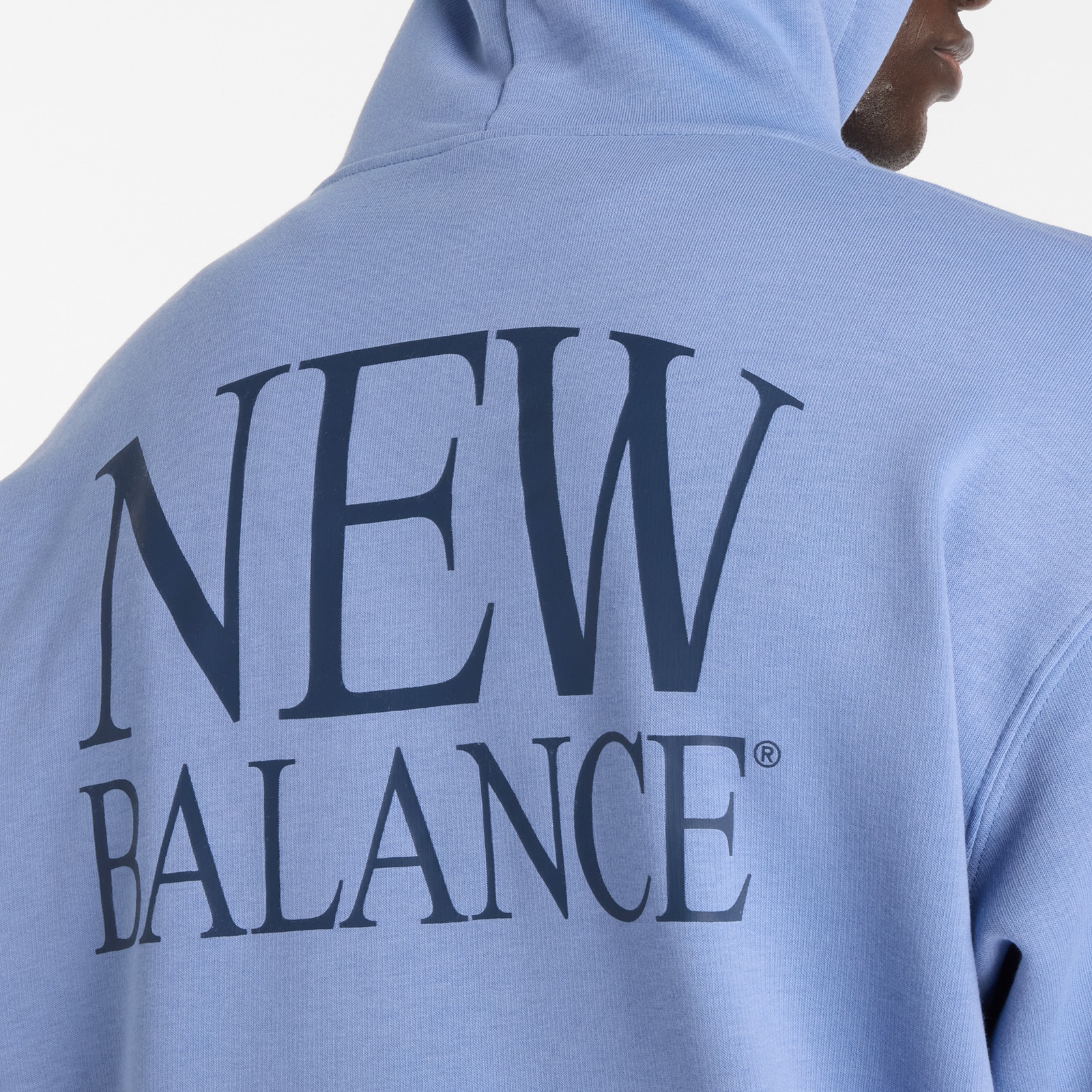 New Balance Kapuzensweatshirt , mit Kapuze, mit Kordelzug, mit Kängurutasche, mit Print-Applikation
