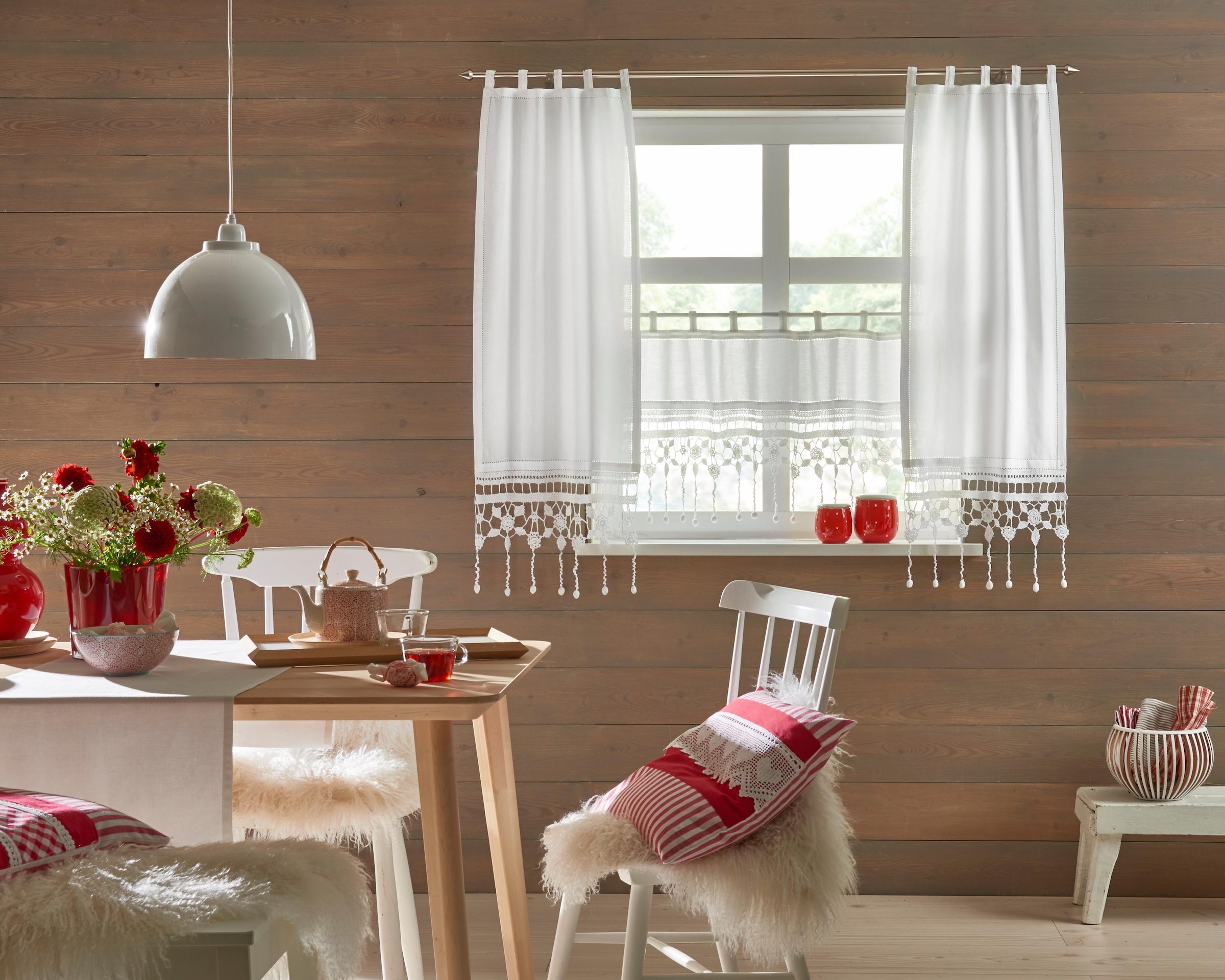 HOSSNER - ART OF HOME DECO Querbehang »Großglockner«, (1 St.), HxB: 50x125