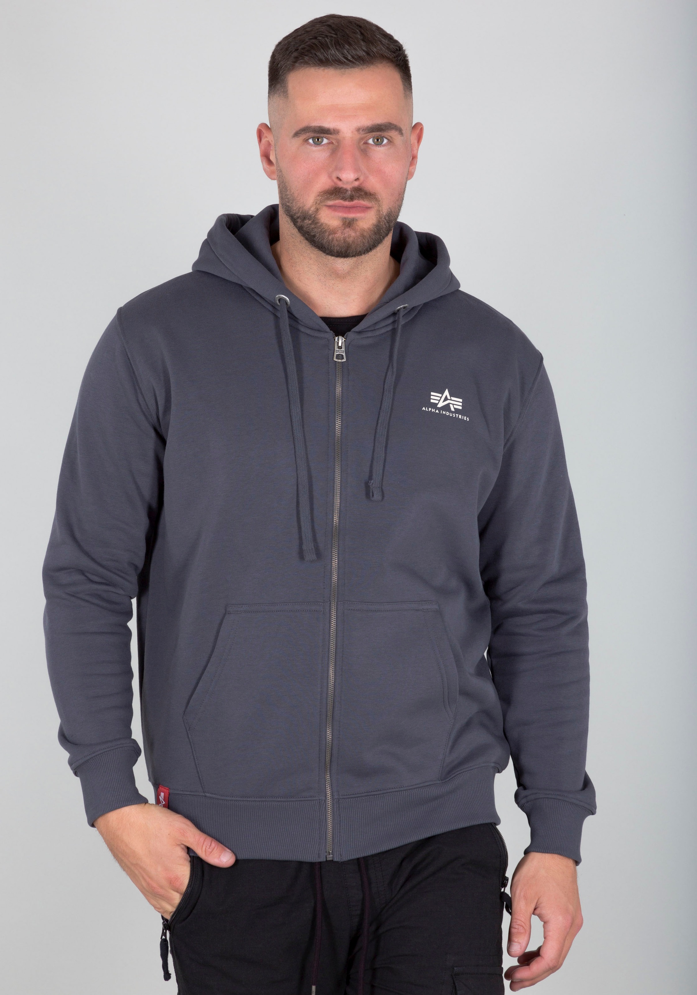 Alpha Industries Kapuzensweatjacke »Basic Zip Hoody SL«
