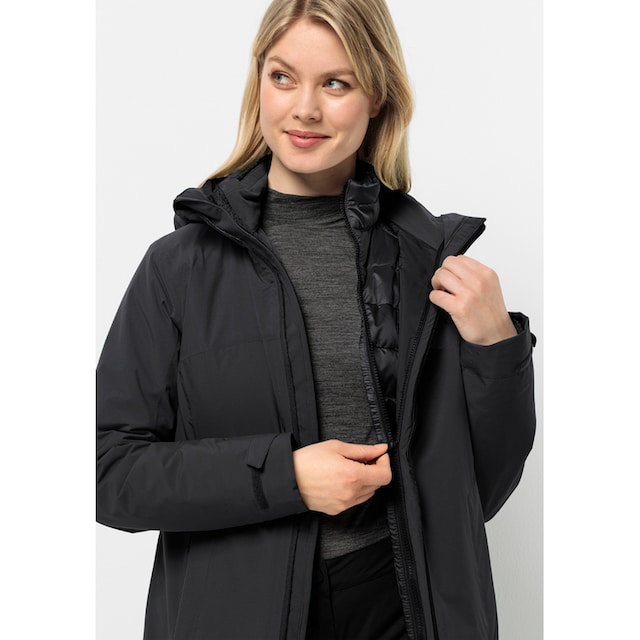 Jack Wolfskin 3-in-1-Funktionsjacke »FELDBERG 3IN1 JKT W«, (2 teilig), mit  Kapuze online bei OTTO