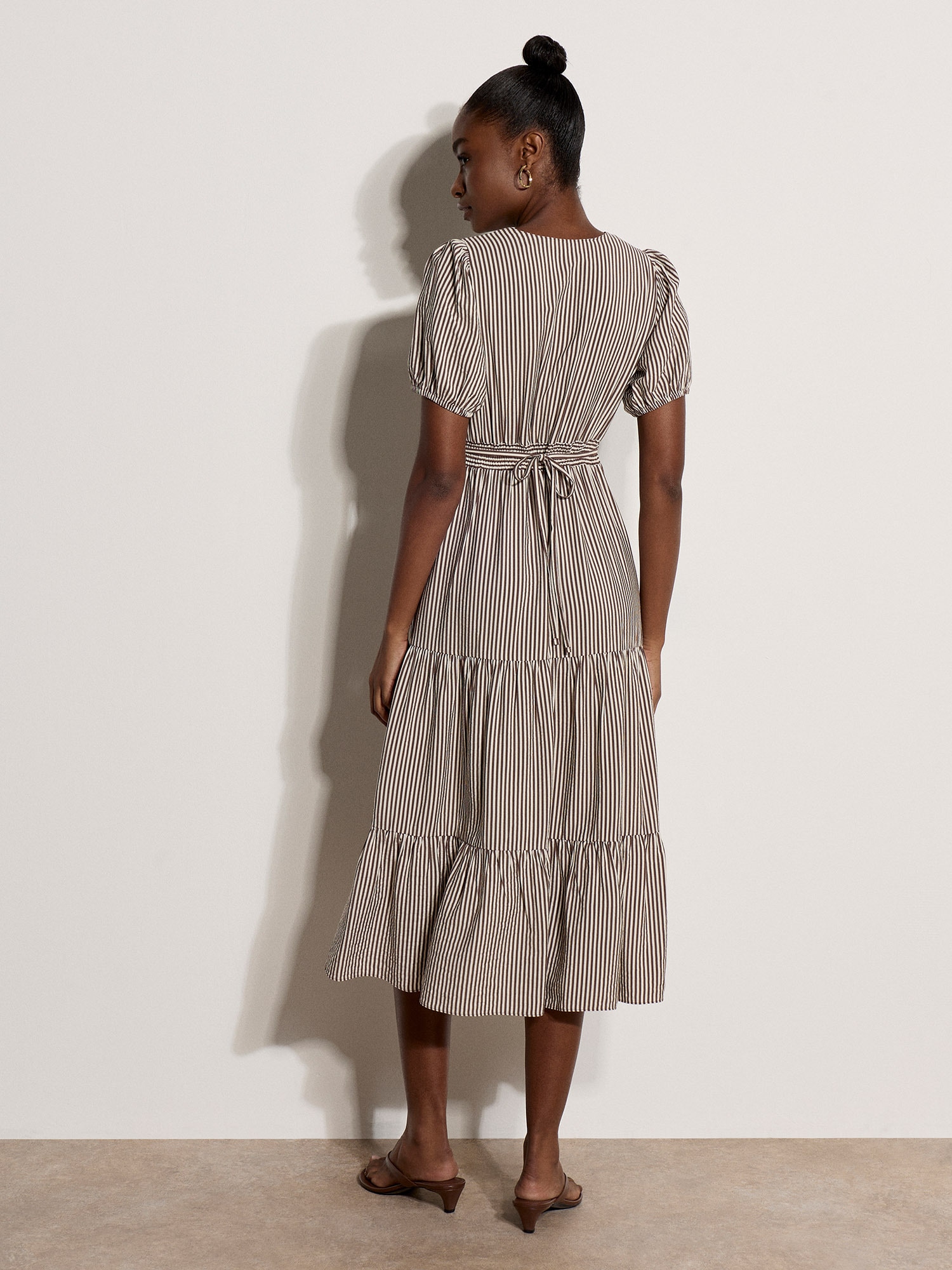 Apricot Wickelkleid »Midikleid« mit Raffung