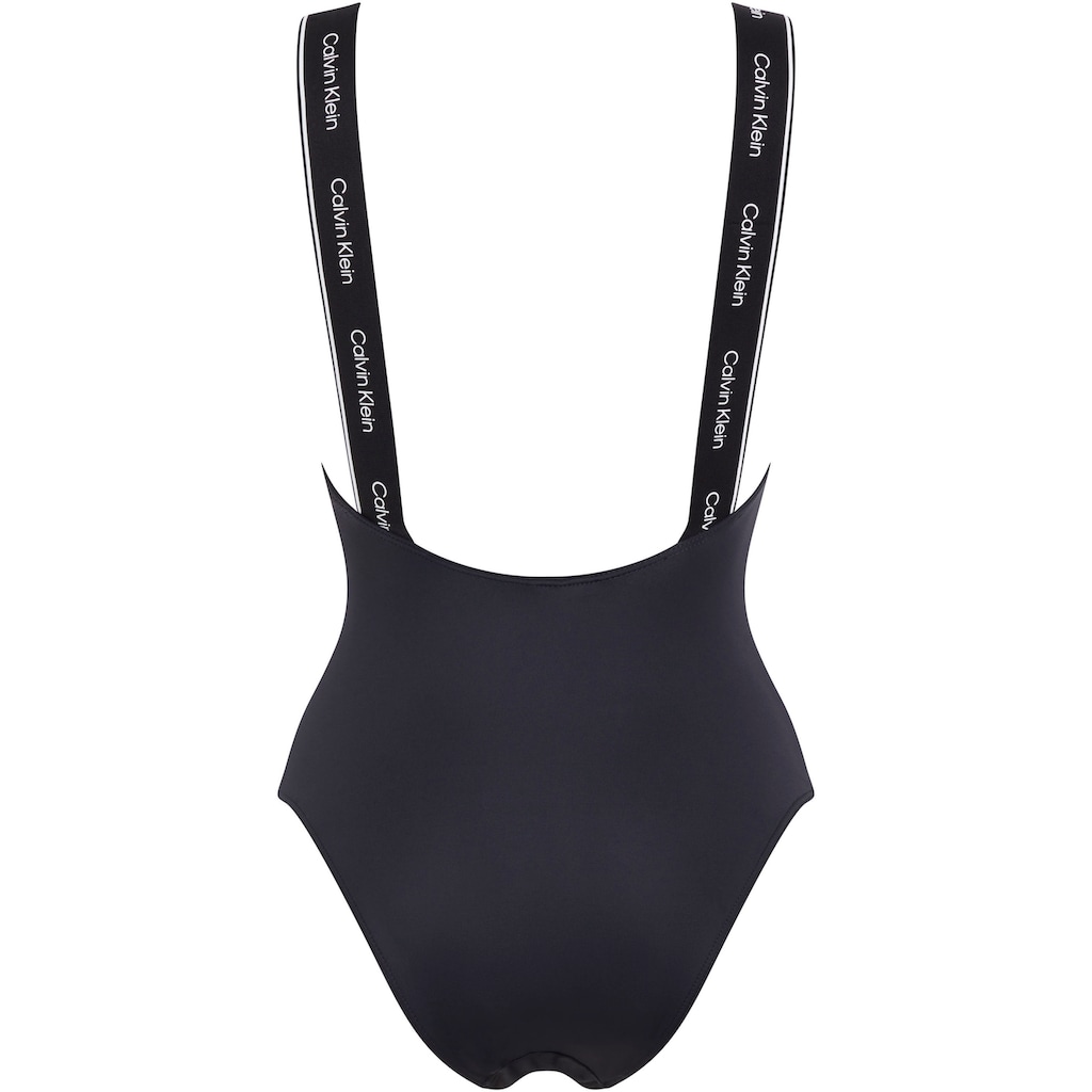 Calvin Klein Swimwear Badeanzug »ONE PIECE-RP«, mit Logoschriftzügen auf den Trägern