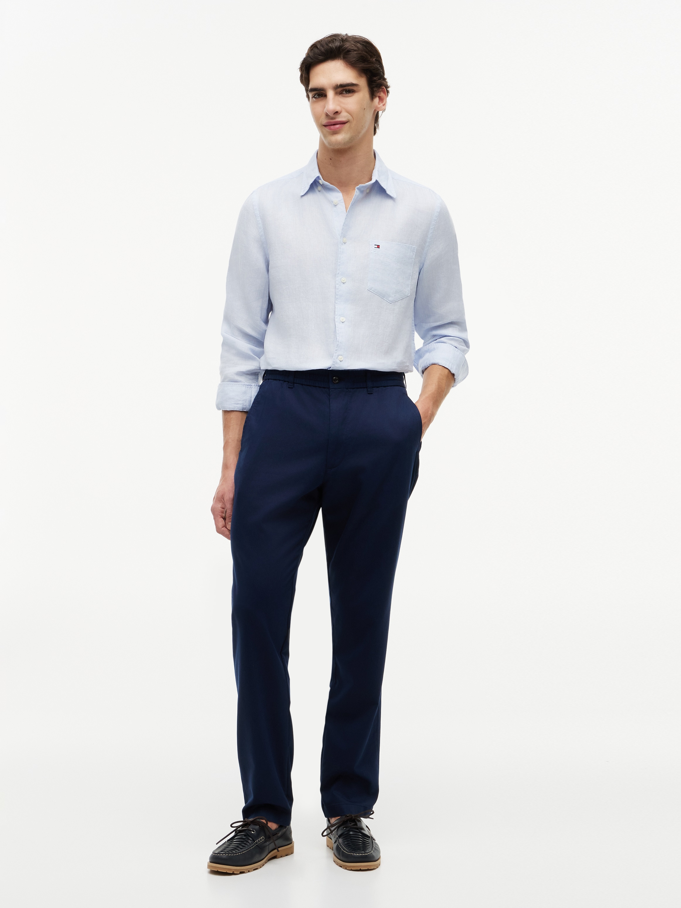 Tommy Hilfiger Chinohose »DOVER 3/4 ELASTICATED TENCEL«  Regular Fit Stretch aus Twill
