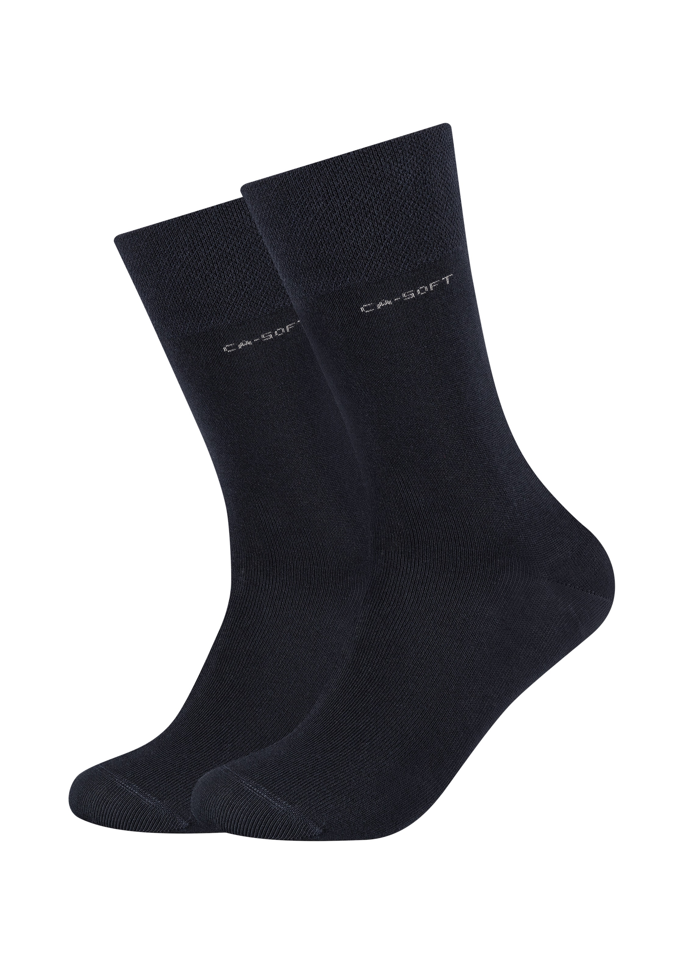 Camano Langsocken, (4er Pack), mit dezentem Logodruck