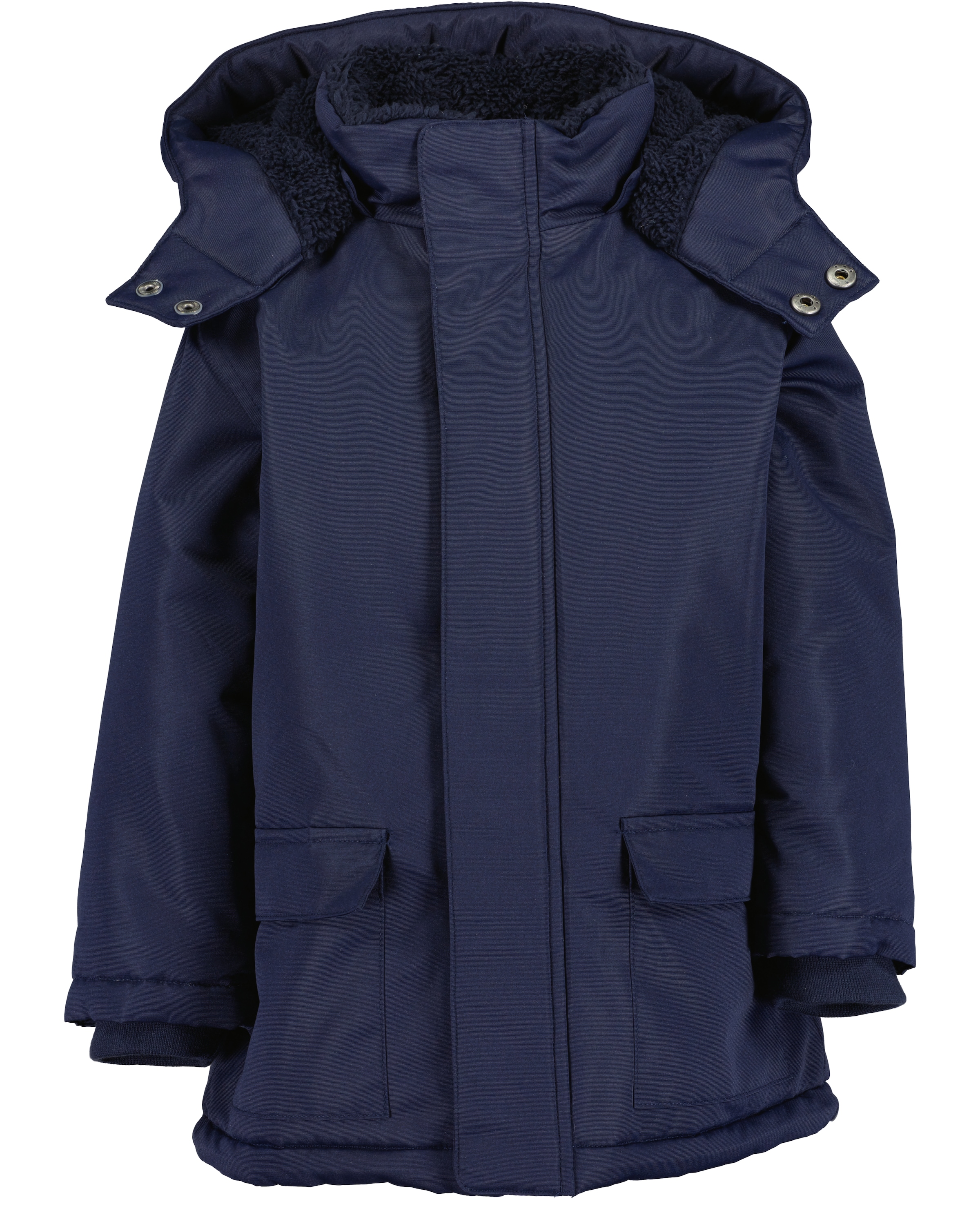 Blue Seven Parka, mit Kapuze, teilweise mit kuscheligem Teddyfleece gefüttert