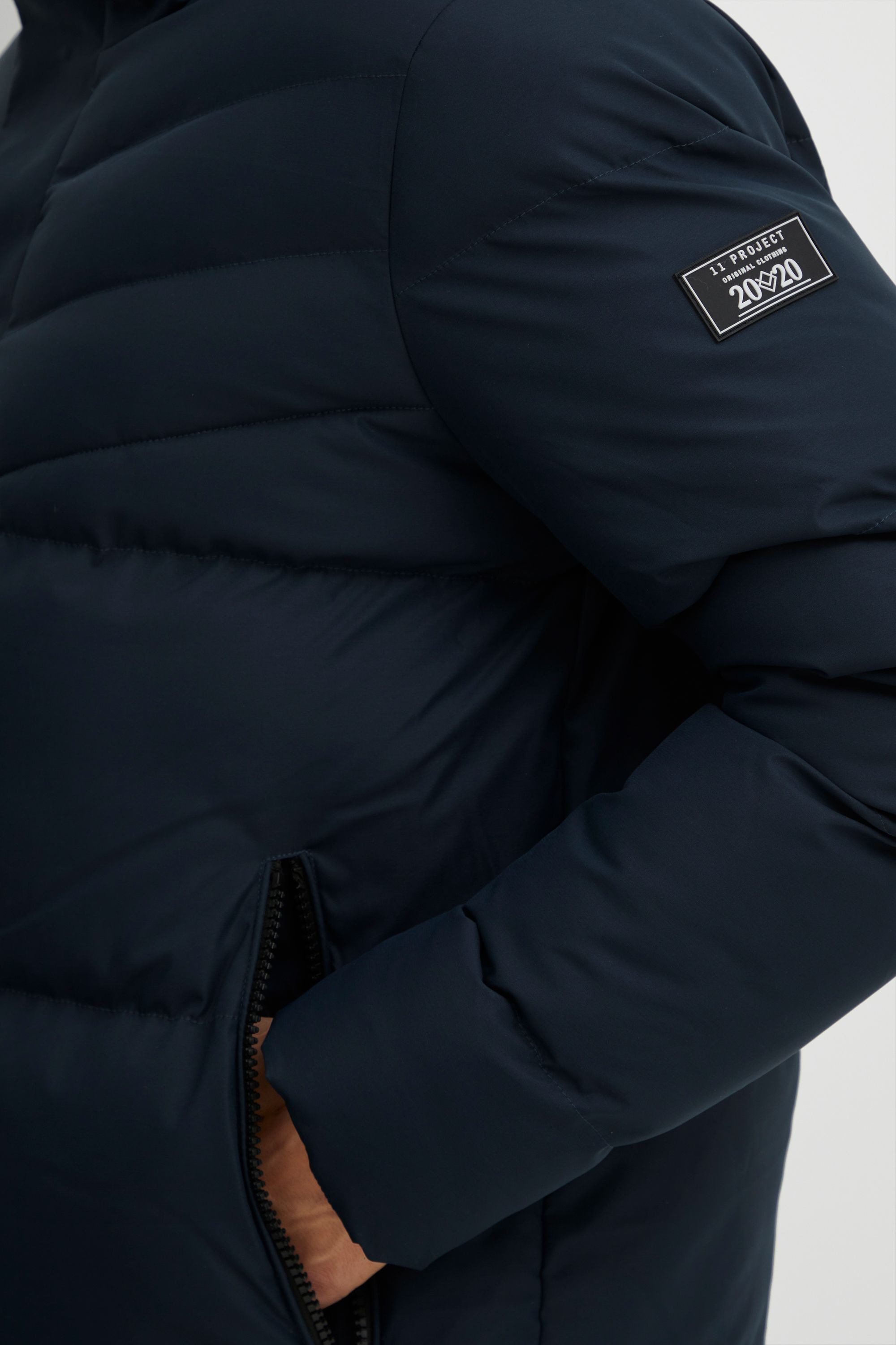 11 Project Steppjacke »Steppjacke PRDemir«, mit Kapuze
