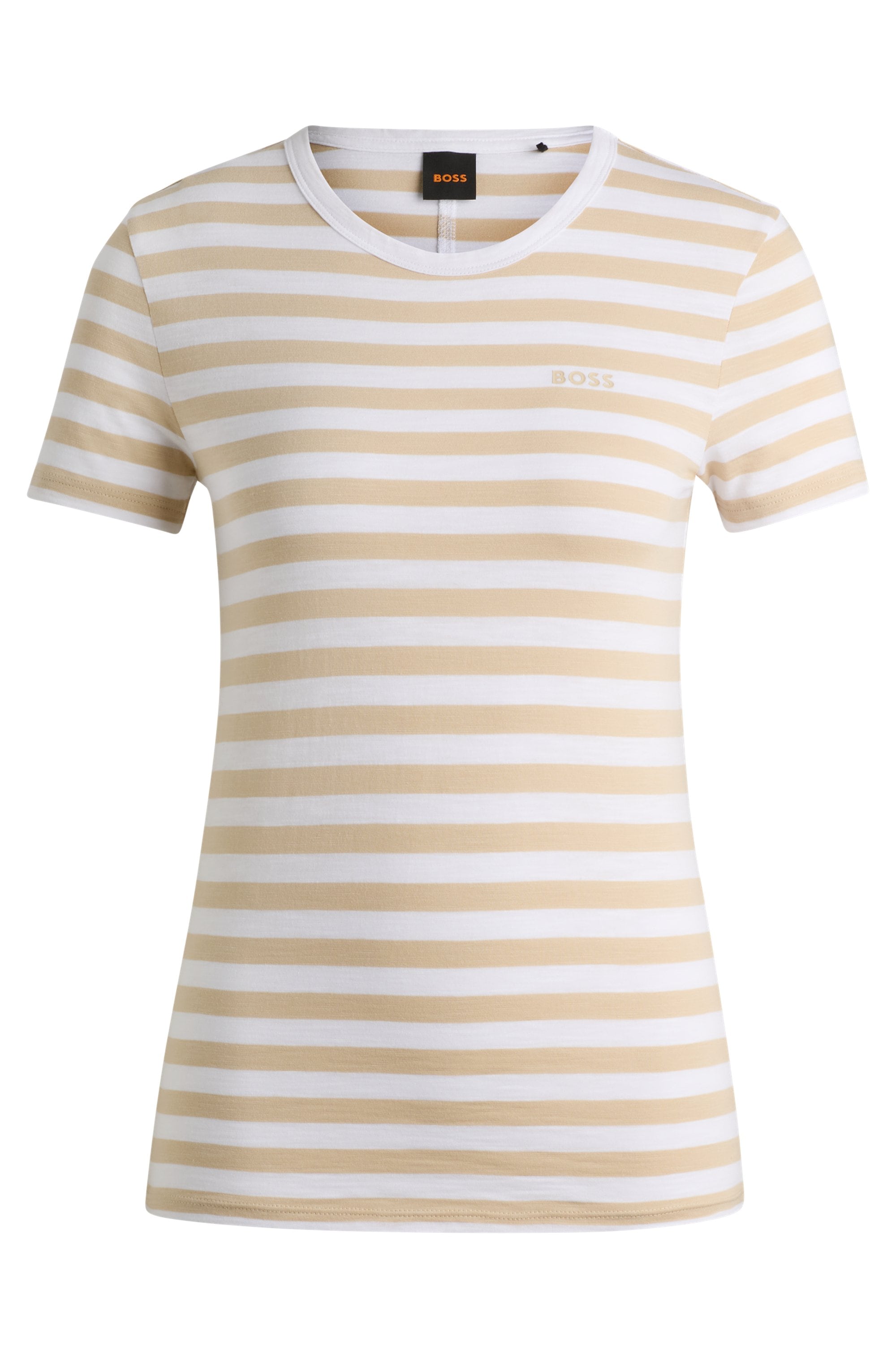 T-Shirt »C_Esla_Striped Premium Damenmode«, im gestreiften Design