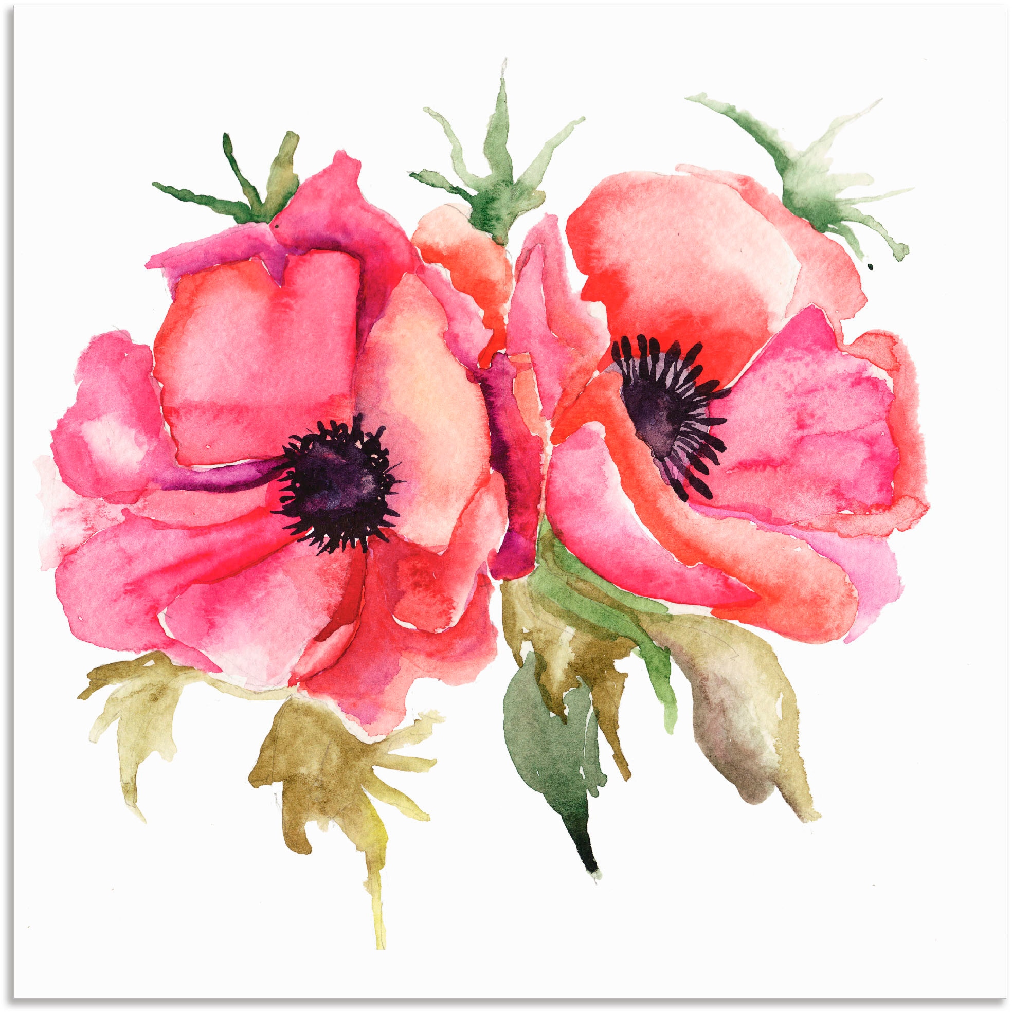 Artland Wandbild »Mohnblumen«, Blumen, (1 St.) bei OTTO