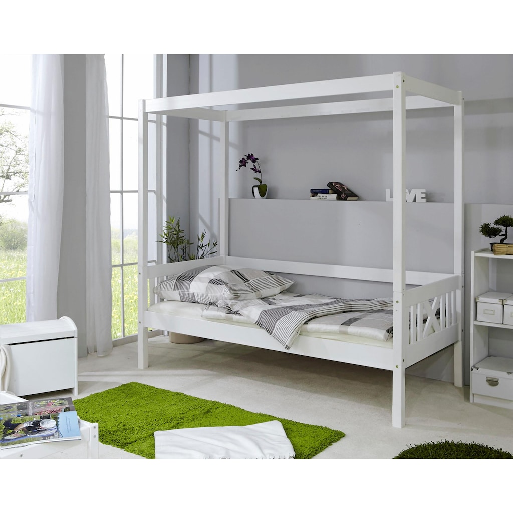 Ticaa Himmelbett »Lino«, in diversen Breiten, Kiefer