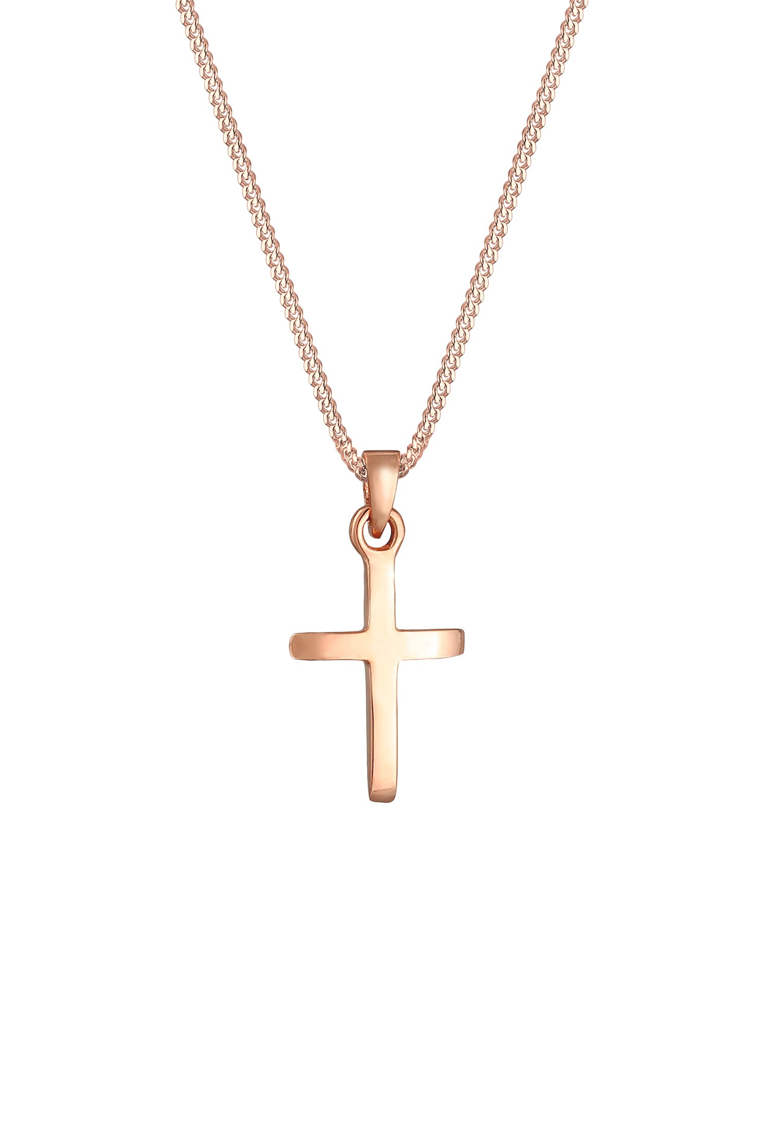 Elli Kette mit Anhänger »Halskette Kreuz Anhänger Klassik Kommunion 925 Silber«