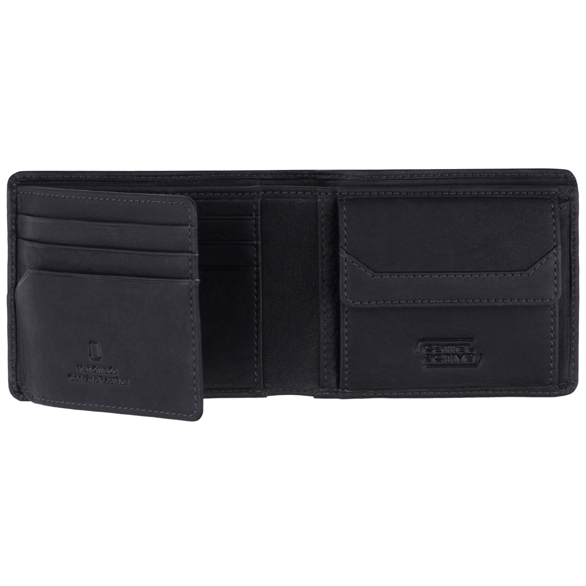 camel active Geldbörse »Ocean« aus wasserweisendem Echtleder, vielen Verstauoptionen und RFID-Schutz