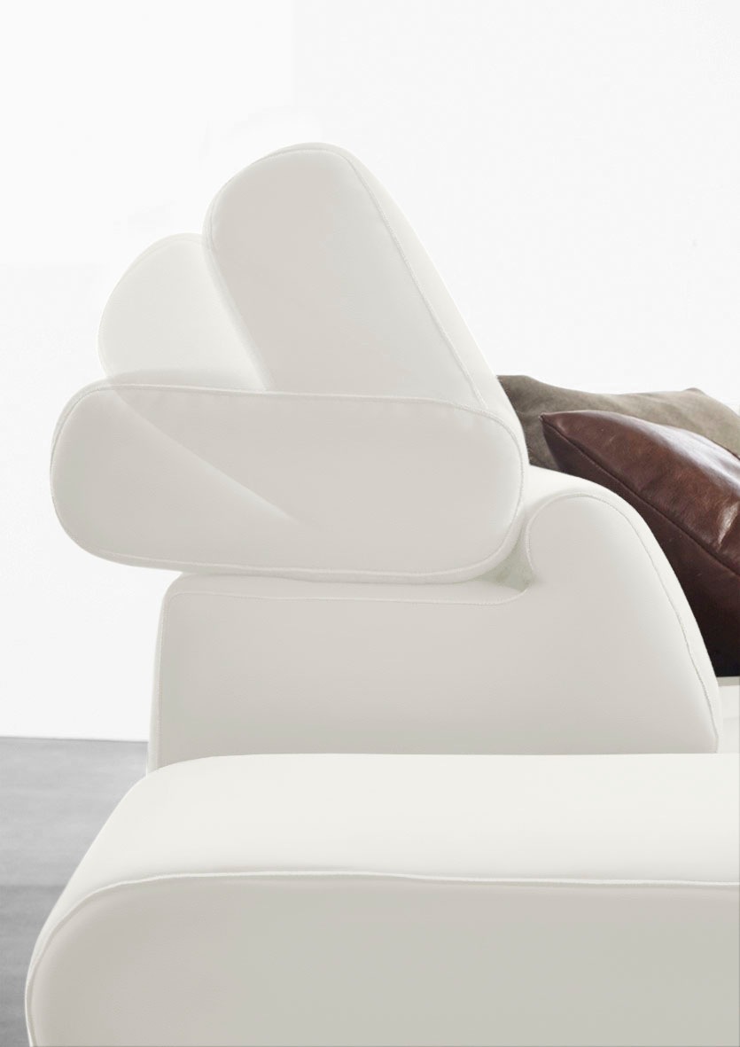 W.SCHILLIG Ecksofa »finn, toller Sitzkomfort, L-Form, hochwertige Verarbeitungsdetails«, German Design Award 2016, Fußgestell Chrom glänzend, Breite 281 cm
