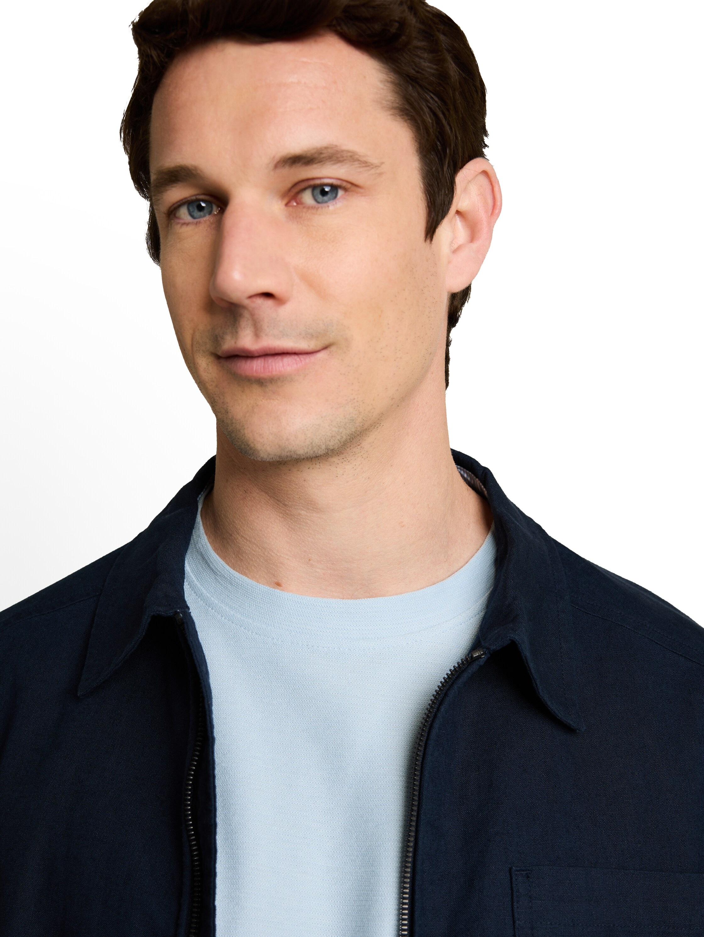 TOM TAILOR Kurzarmshirt unifarben