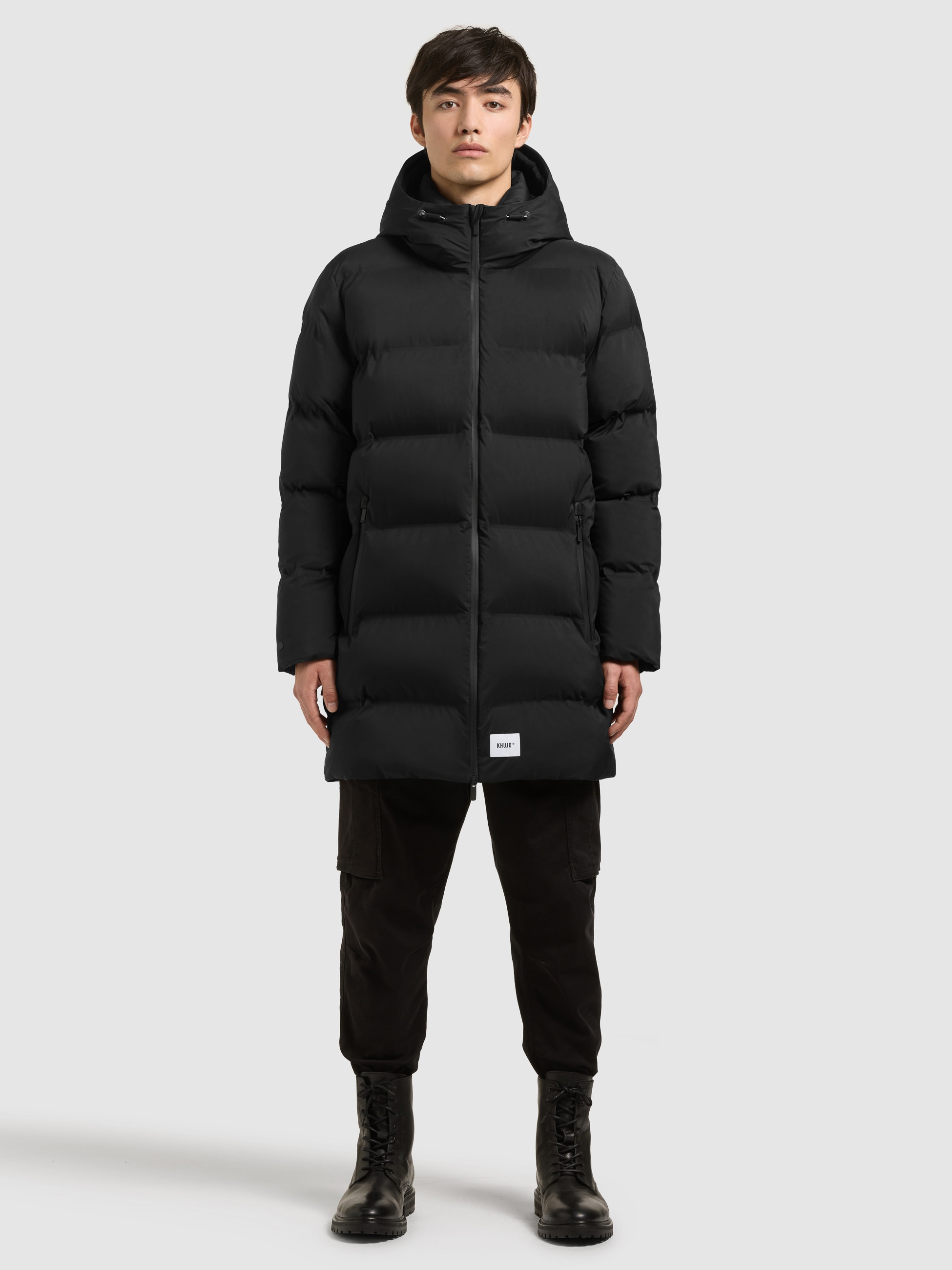 khujo Steppmantel »CADE« Taschenbeutel aus Fleece