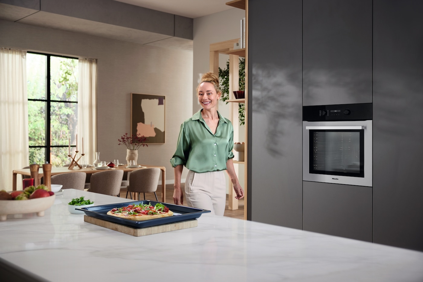 Miele Einbaubackofen  »H 2761 BP«, mit Vollauszug, PerfectClean