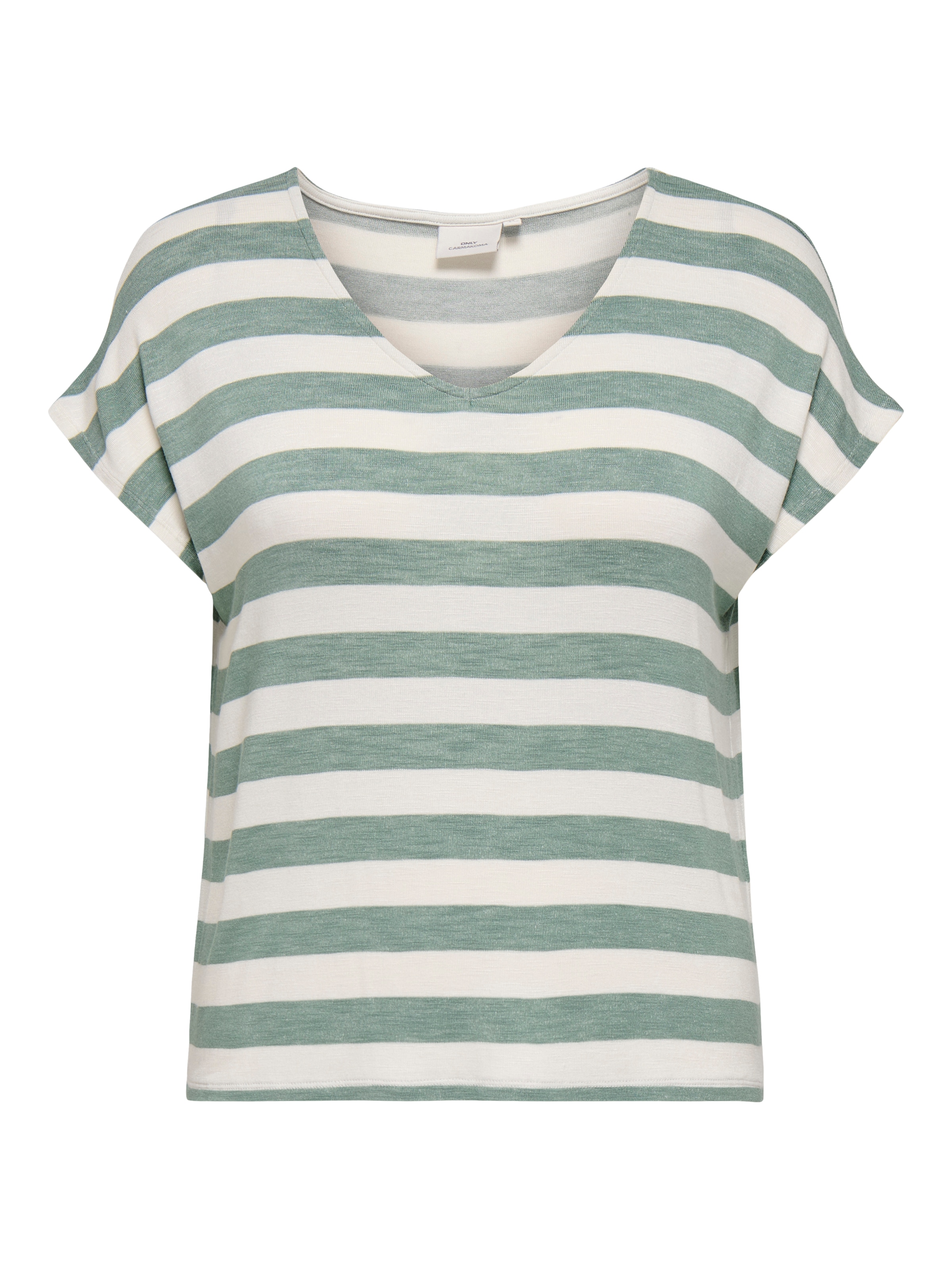 ONLY CARMAKOMA V-Shirt »CARLIRA LIFE S/S V-NECK TOP JRS NOOS«