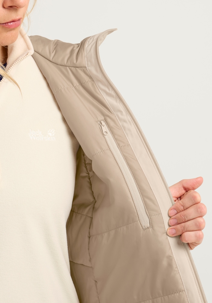 Jack Wolfskin Winterjacke »HEIDELSTEIN 2 INS JKT W« Steppjacke mit Kapuze, wasserdicht, warm