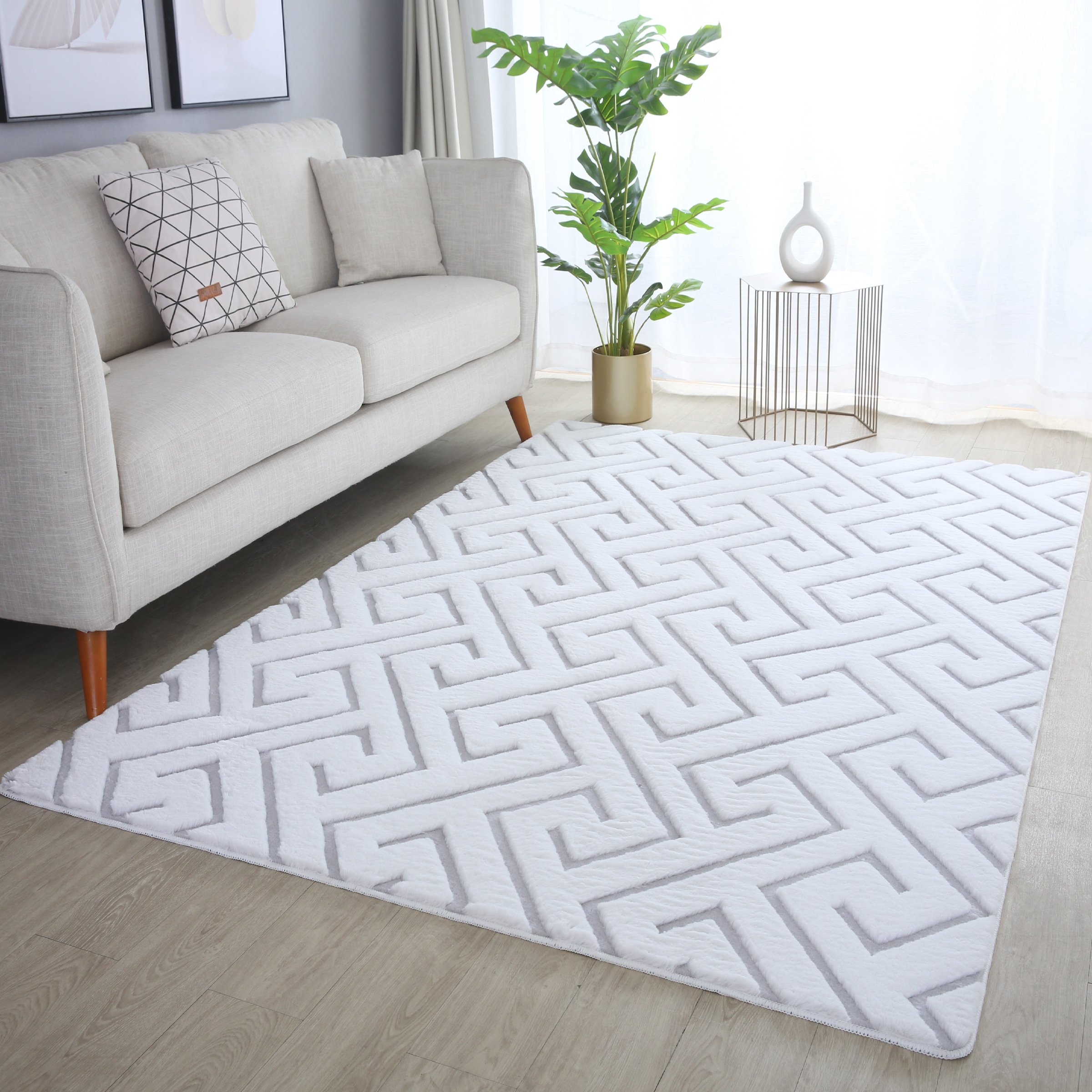 Ayyildiz Teppiche Teppich »VISION 5121«, rechteckig, 15 mm Höhe, Besonders weich / Softfllor / waschbar
