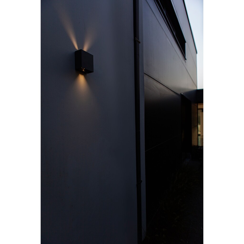 LUTEC LED Außen-Wandleuchte »GEMINI 5104003012«, LED-Modul, 1 St., Warmweiß
