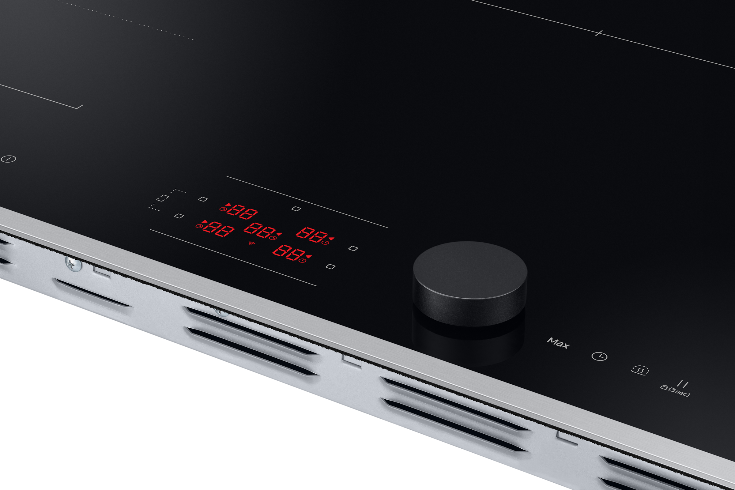 Samsung Flex-Induktions-Kochfeld »NZ85C6058HK/U1«, Mehr Flexibilität und viel Platz deine Pfannen & Töpfe. Mit WiFi