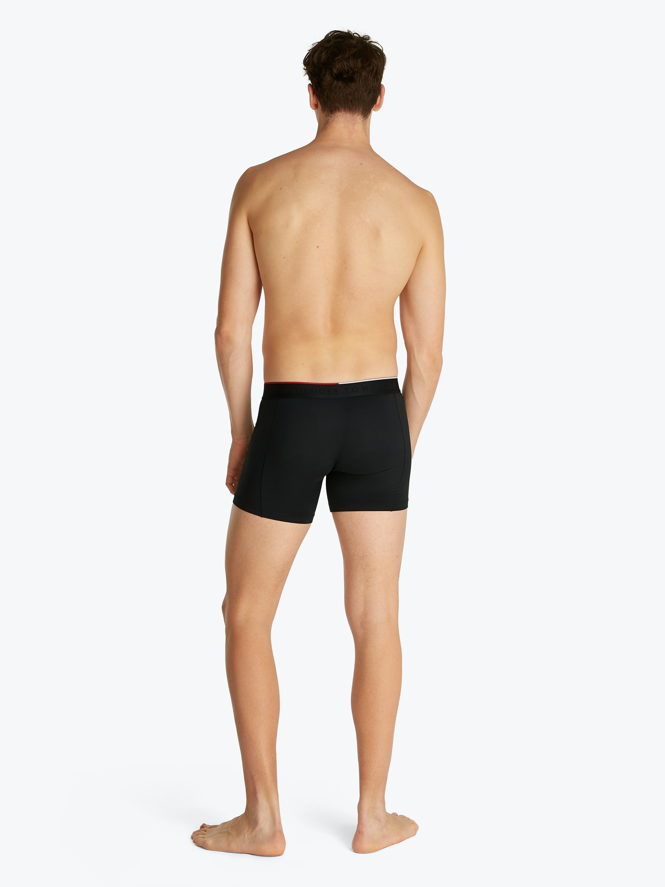 Tommy Hilfiger Underwear Boxer »3P BOXER BRIEF«, (Packung, 3 St., 3er), mit Logobund