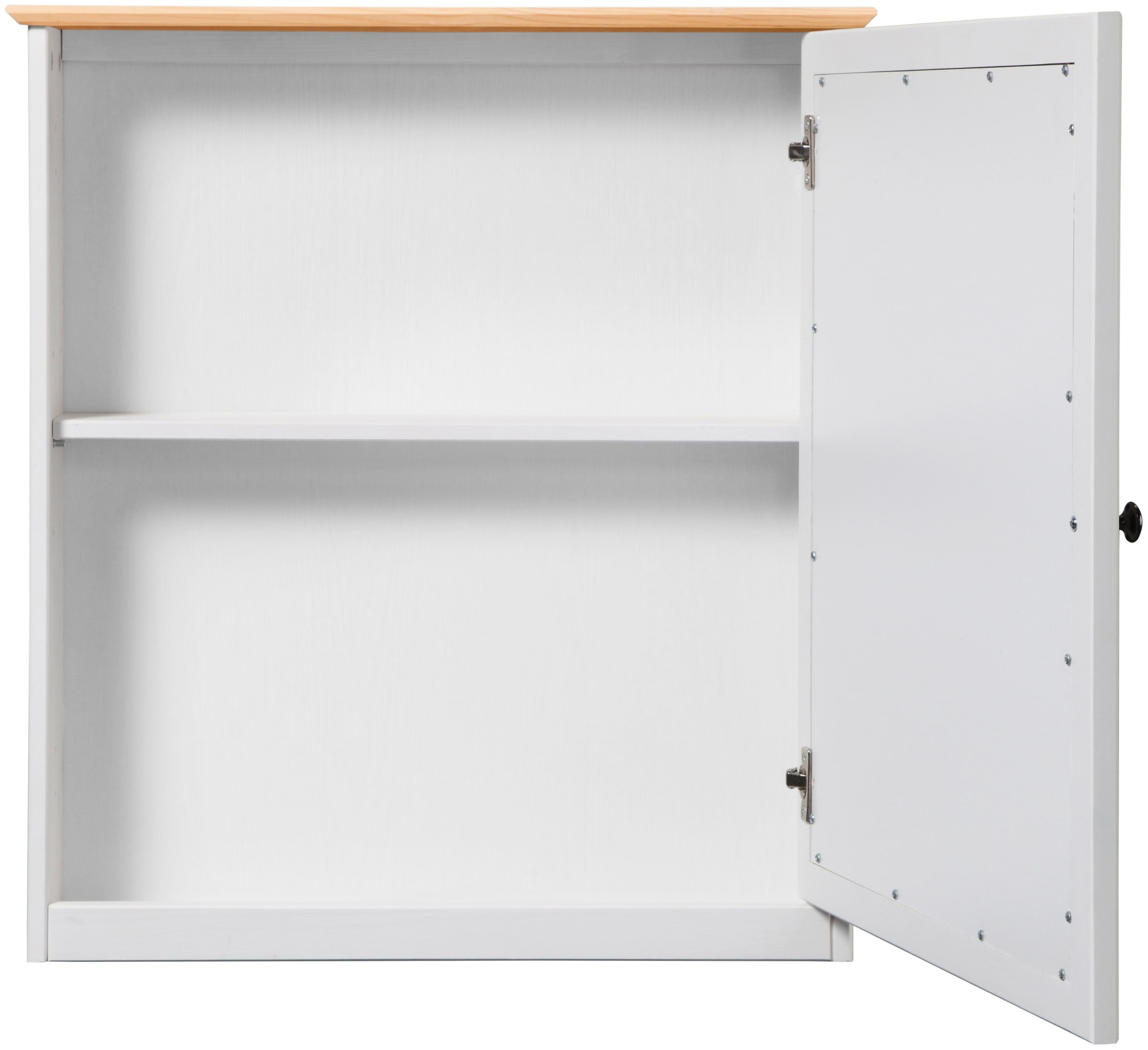 welltime Spiegelschrank »Sylt/ Rügen/ Modern«, Breite 60,5 cm, aus massivem Kiefernholz