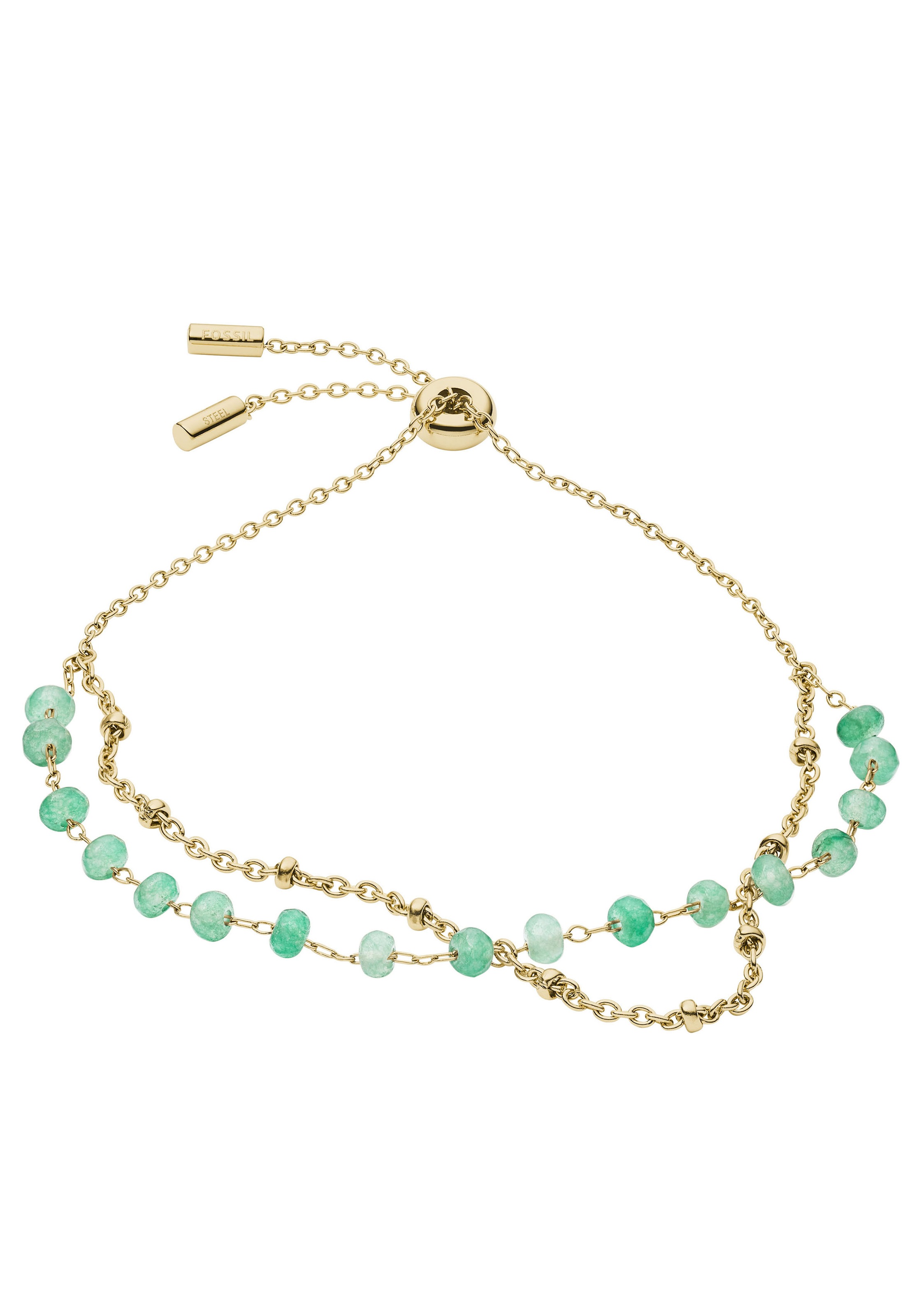 Fossil Armband »JF03432710«, mit Jade