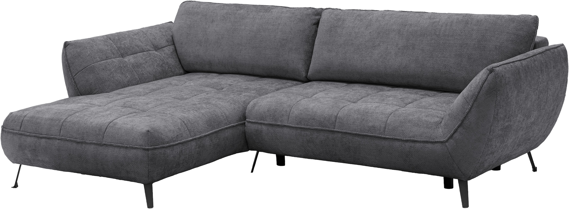 exxpo - sofa fashion Ecksofa »Samoa, bequem und modern, mit Easy-Lift-Bettfunktion, L-Form«, Ecksofa Samoa, inkl. Bettfunktion, Bettkasten und Rückenkissen