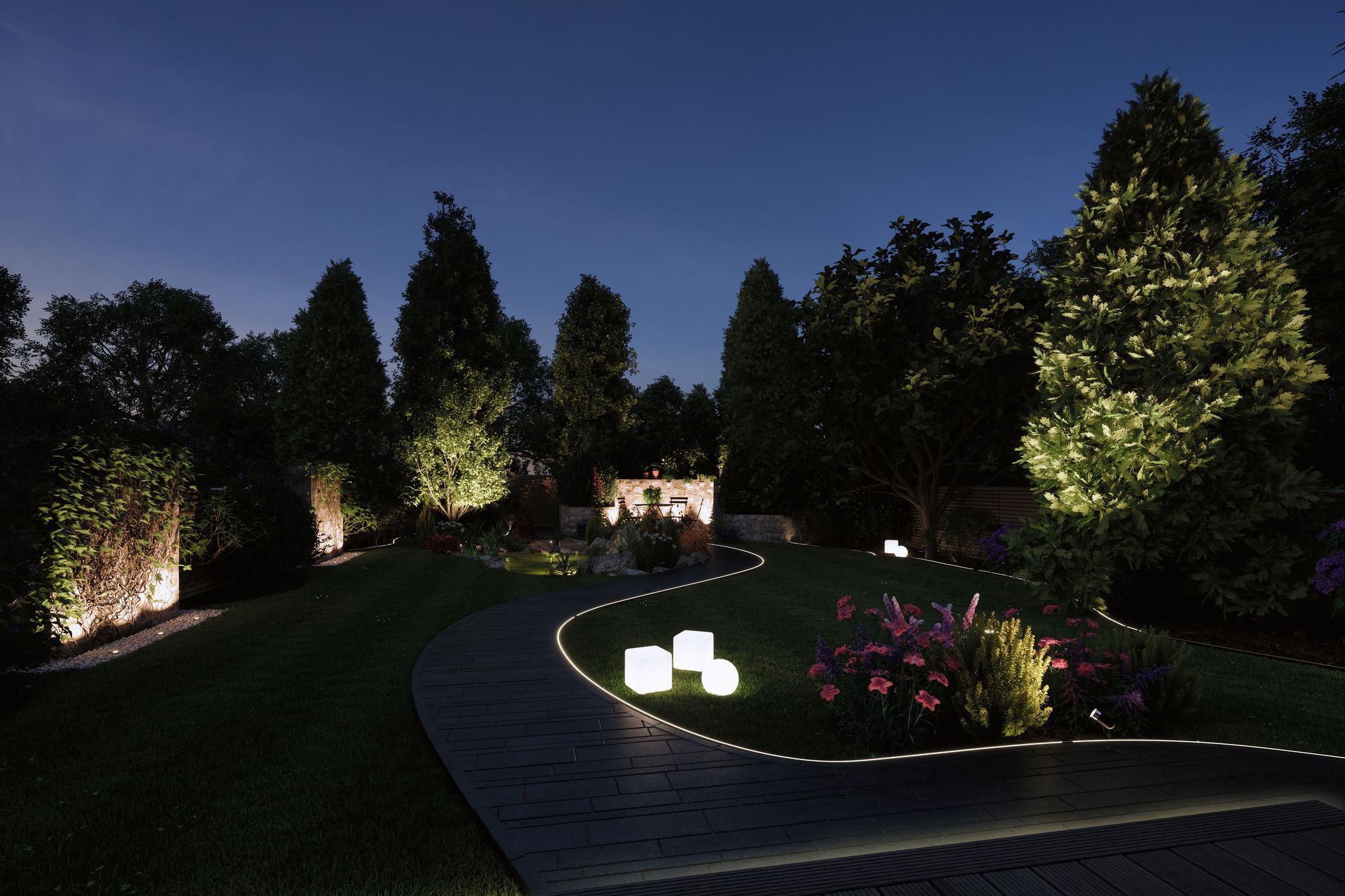 Paulmann LED Würfel »Plug & Shine« 1 Stk. Warmweiß IP67 RGBW 24V ZigBee