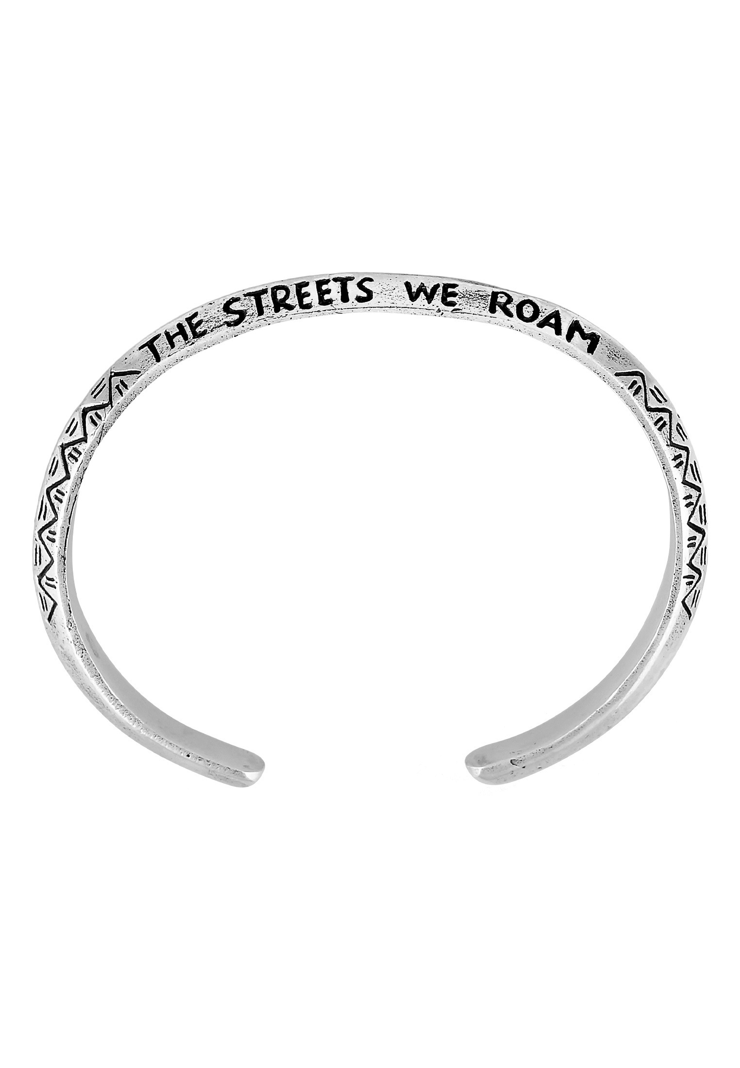 HAZE & GLORY Armreif »Armband Armreif - The Streets We Roam 925 Silber«