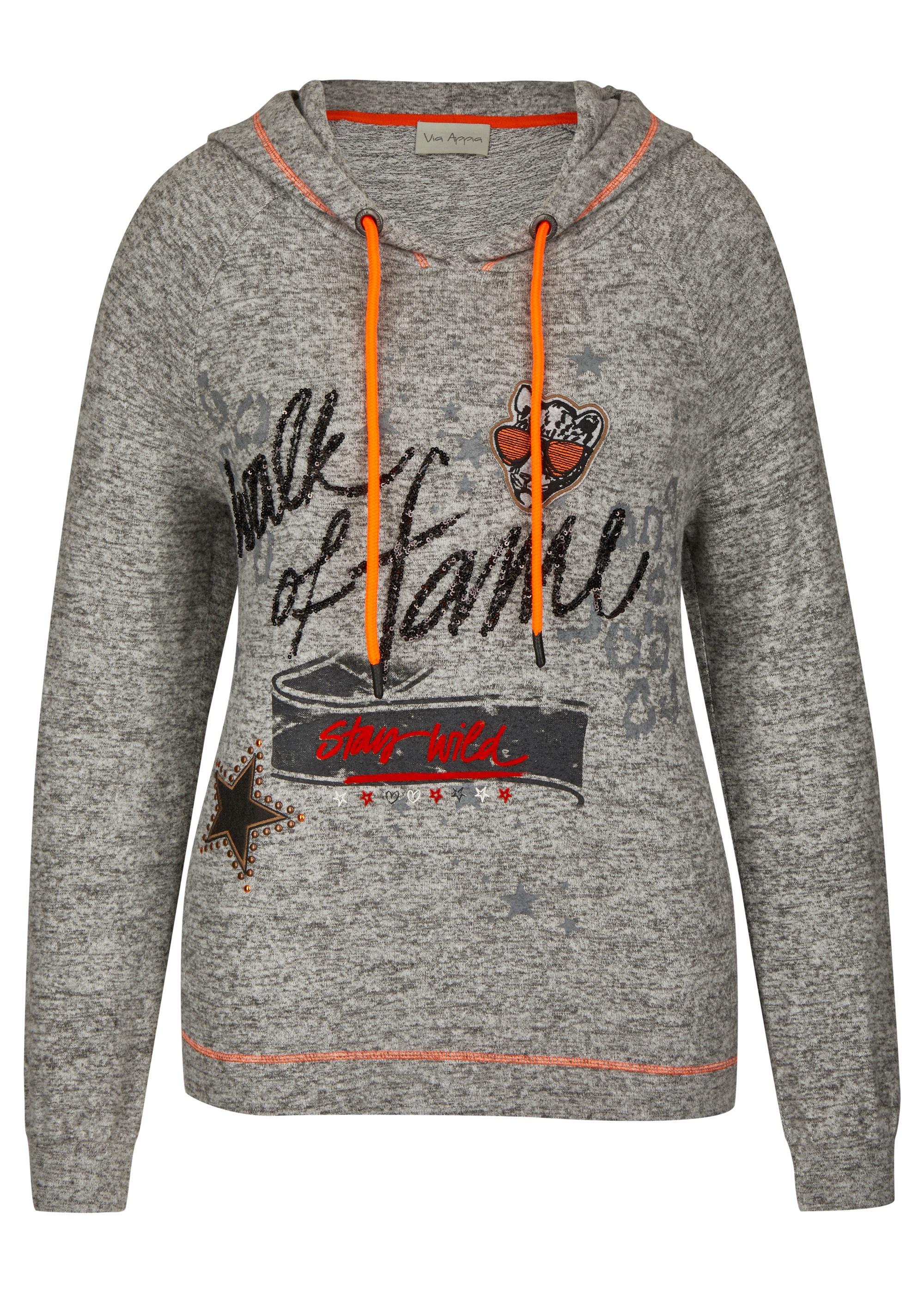 VIA APPIA Lässiger Pullover Walk of fame Plus Size
