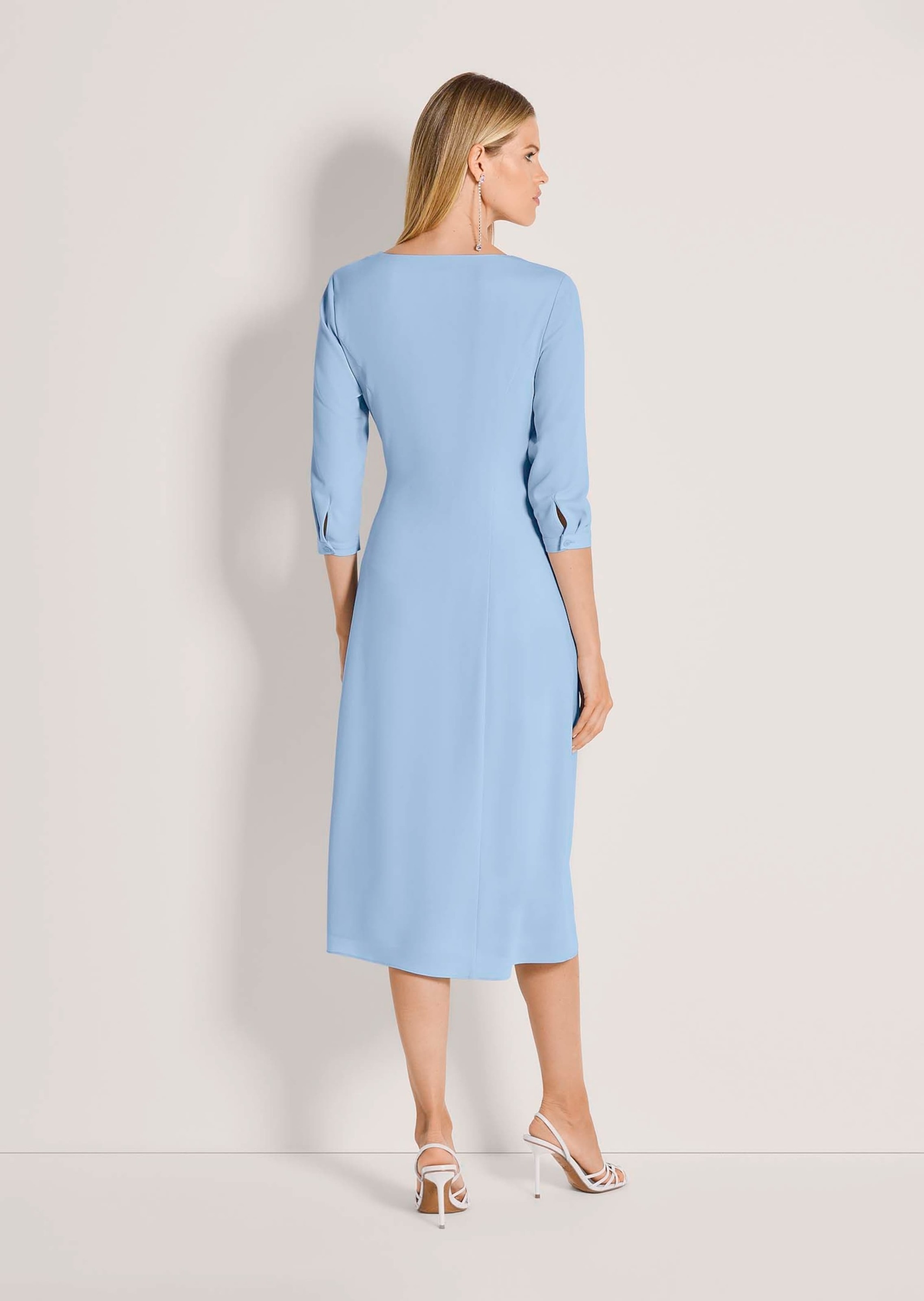 MADELEINE Midikleid »Wickelkleid Midikleid mit eleganter Drapierung«