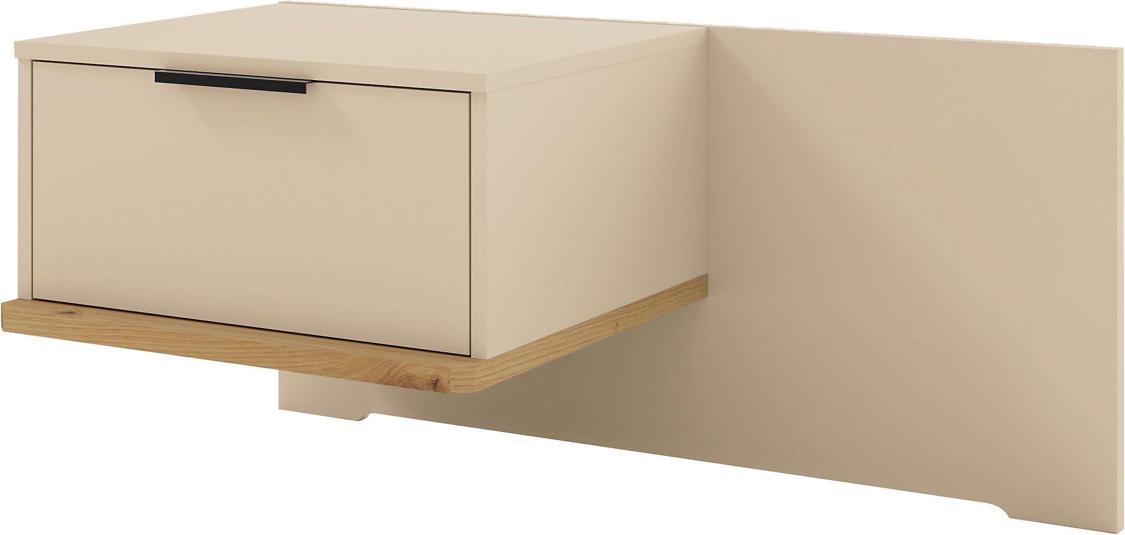 Musterring Nachtschrank »Isabelle« verschiedene Farben, Unterboden in Eiche, Maße B50/90 x H43 x T47 cm