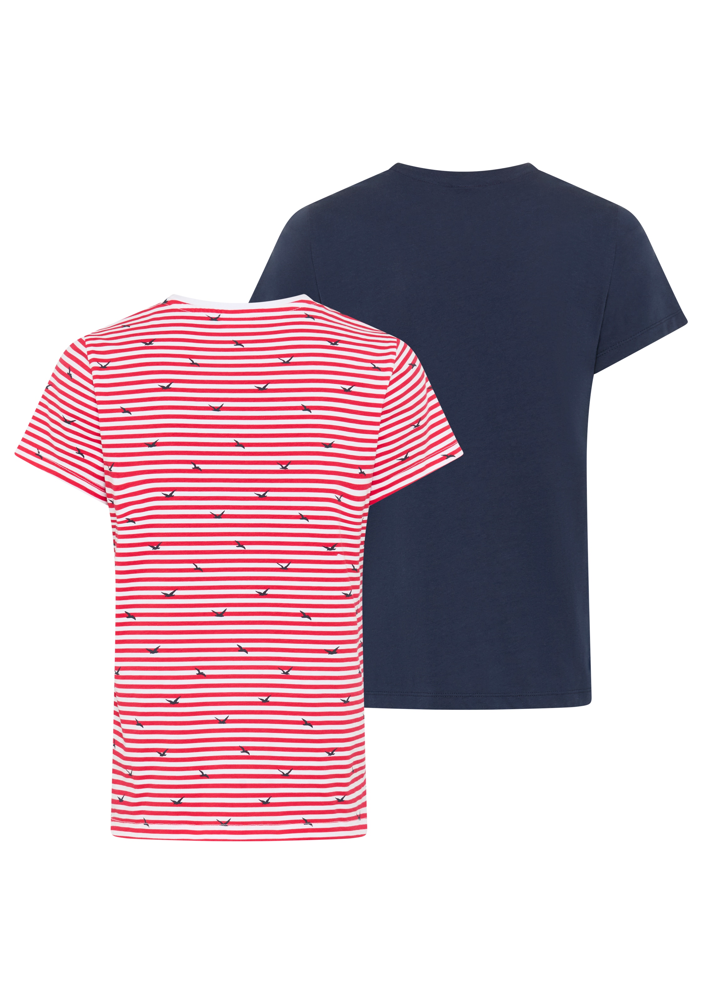 KangaROOS T-Shirt schmale Passform, Kurzarm, Rundhalsausschnitt, aus Single Jersey