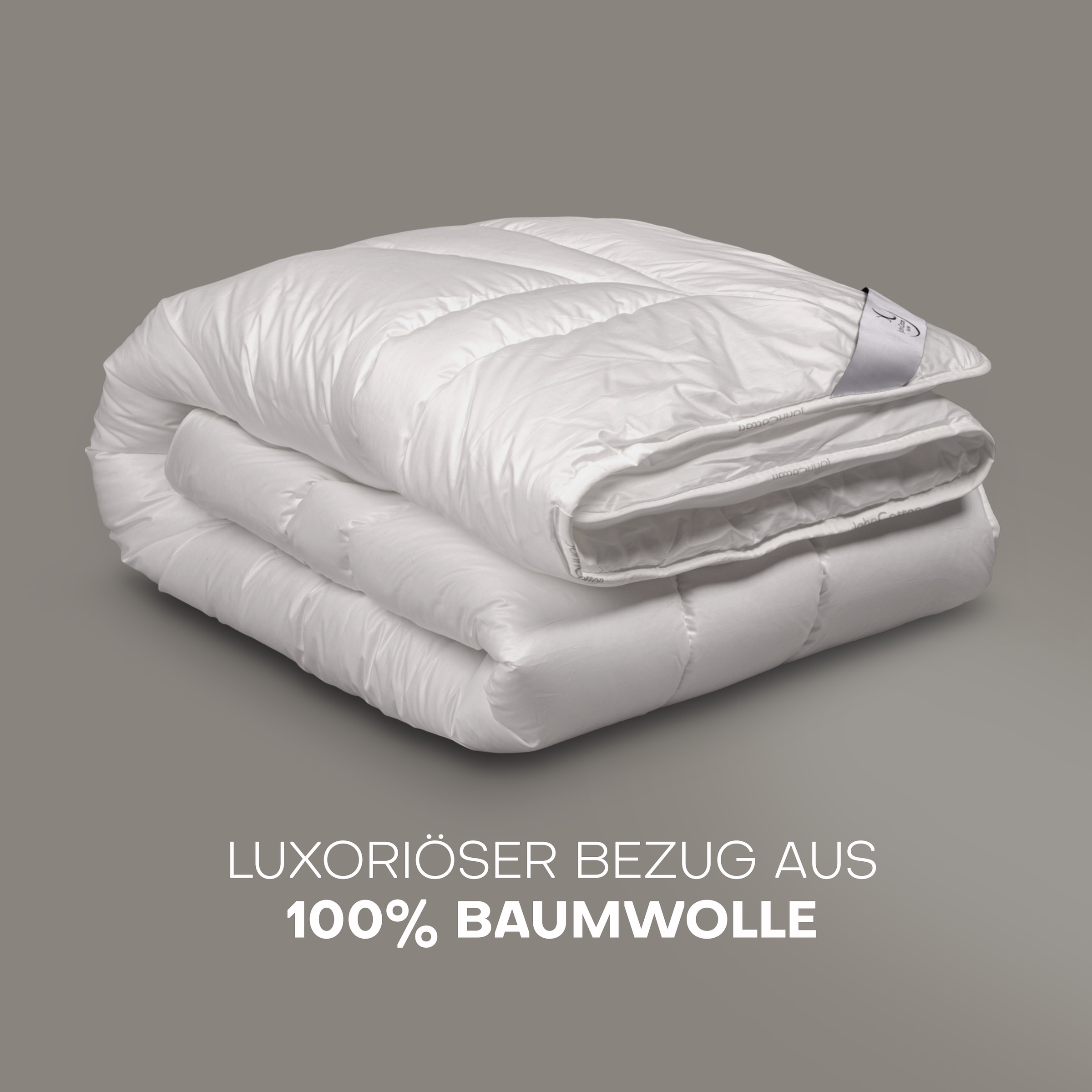 John Cotton Microfaserbettdecke »Magicline, Bettdecken für Sommer und Winter«, normal, Füllung Polyester, Bezug 100% Baumwolle, (1 St.), Bettdecke 135x200 cm, 155x220 cm, edles Design, Decke