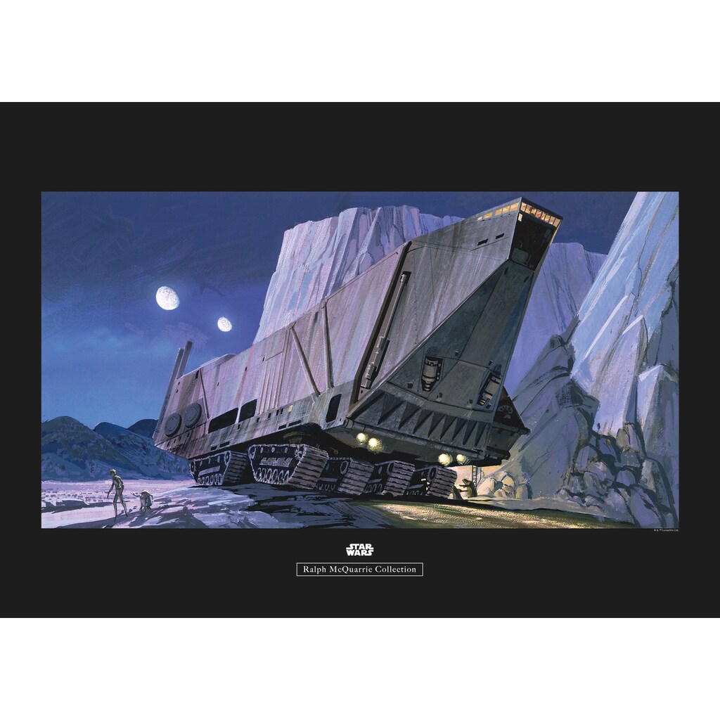 Komar Poster »Star Wars Classic RMQ Sandcrawler«, Star Wars, (1 St.), Kinderzimmer, Schlafzimmer, Wohnzimmer
