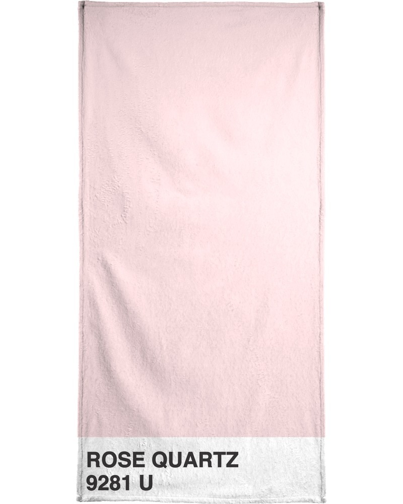 Juniqe Handtuch »Rose Quartz«, (1 St.), Weiche Frottee-Veloursqualität