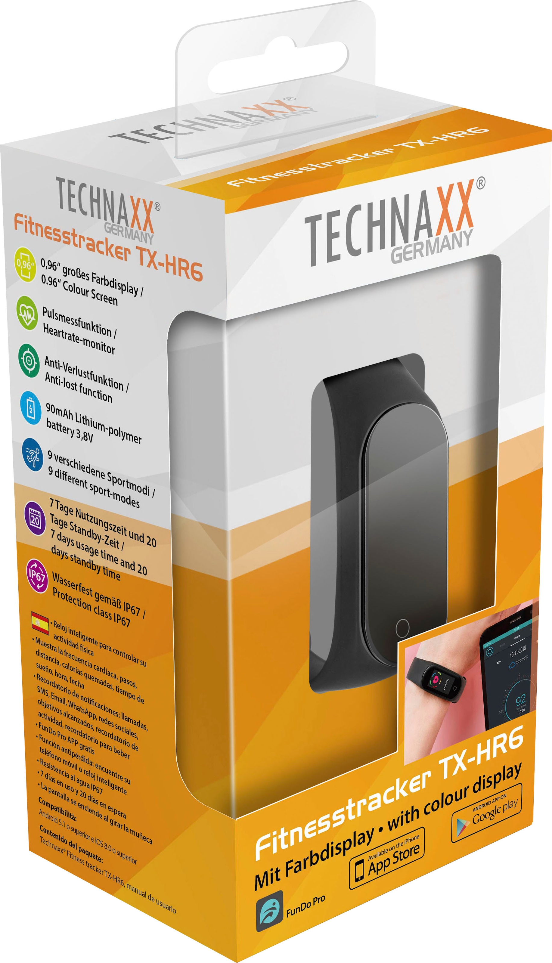 Technaxx Activity Tracker »TX-HR6«, (1)