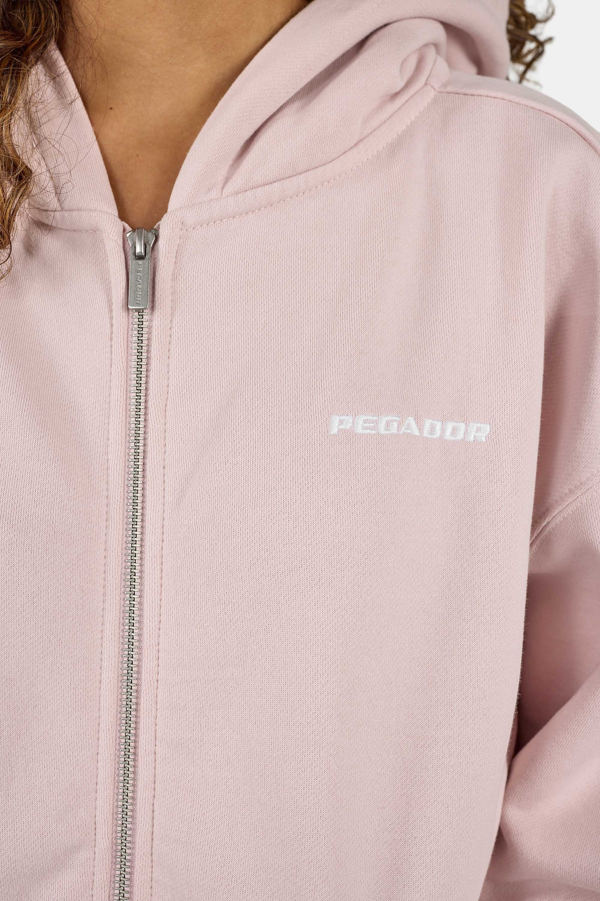 PEGADOR Kapuzensweatjacke »Clarita Oversized Sweatjacket« Baumwollmischung, oversize