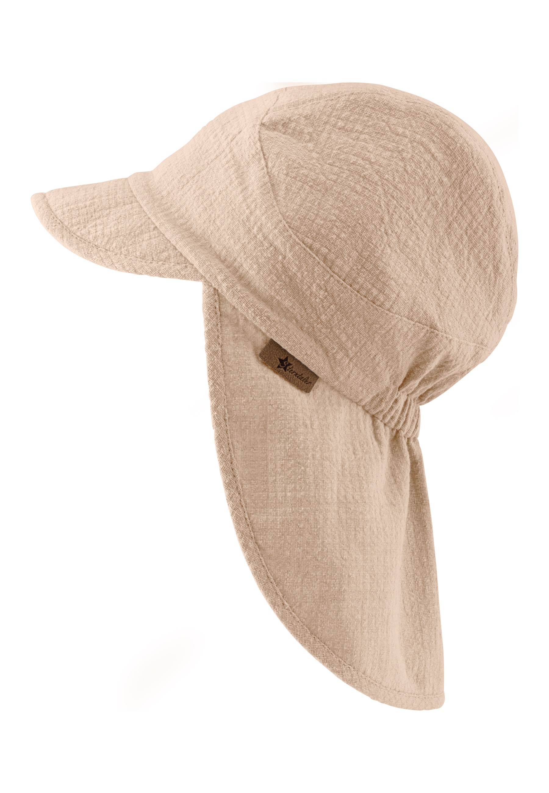 Sterntaler® Schirmmütze »Schirmmütze mit Nackenschutz Struktur«