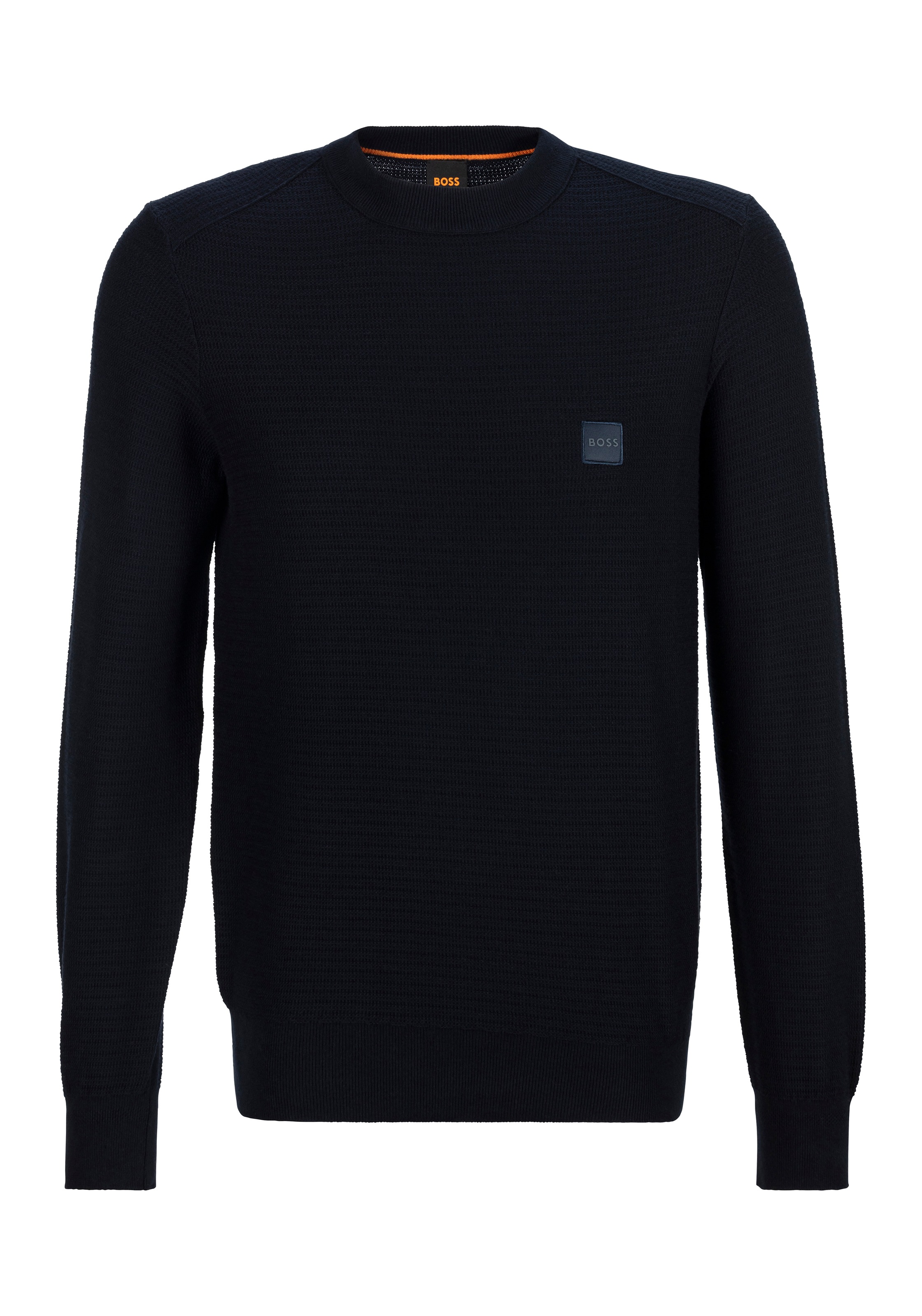 BOSS ORANGE Strickpullover »Anion«, mit BOSS-Badge