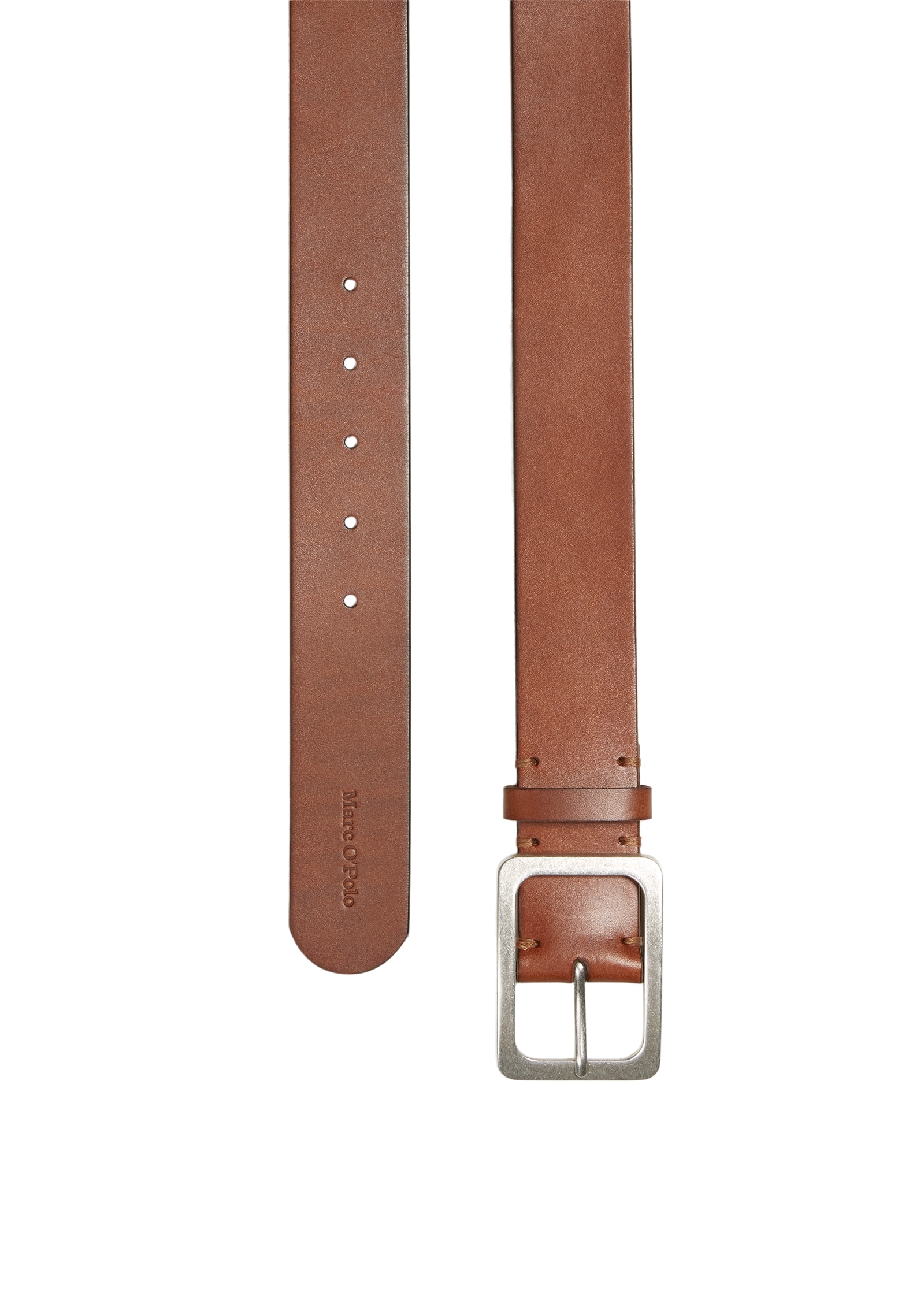 Marc O'Polo Ledergürtel Breite ca. 4 cm,  in schlichtem, klassischem Design