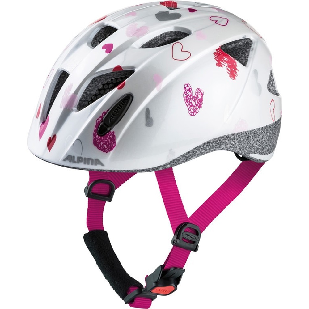 Alpina Sports Fahrradhelm »Kinder-Helm Ximo white hearts«
