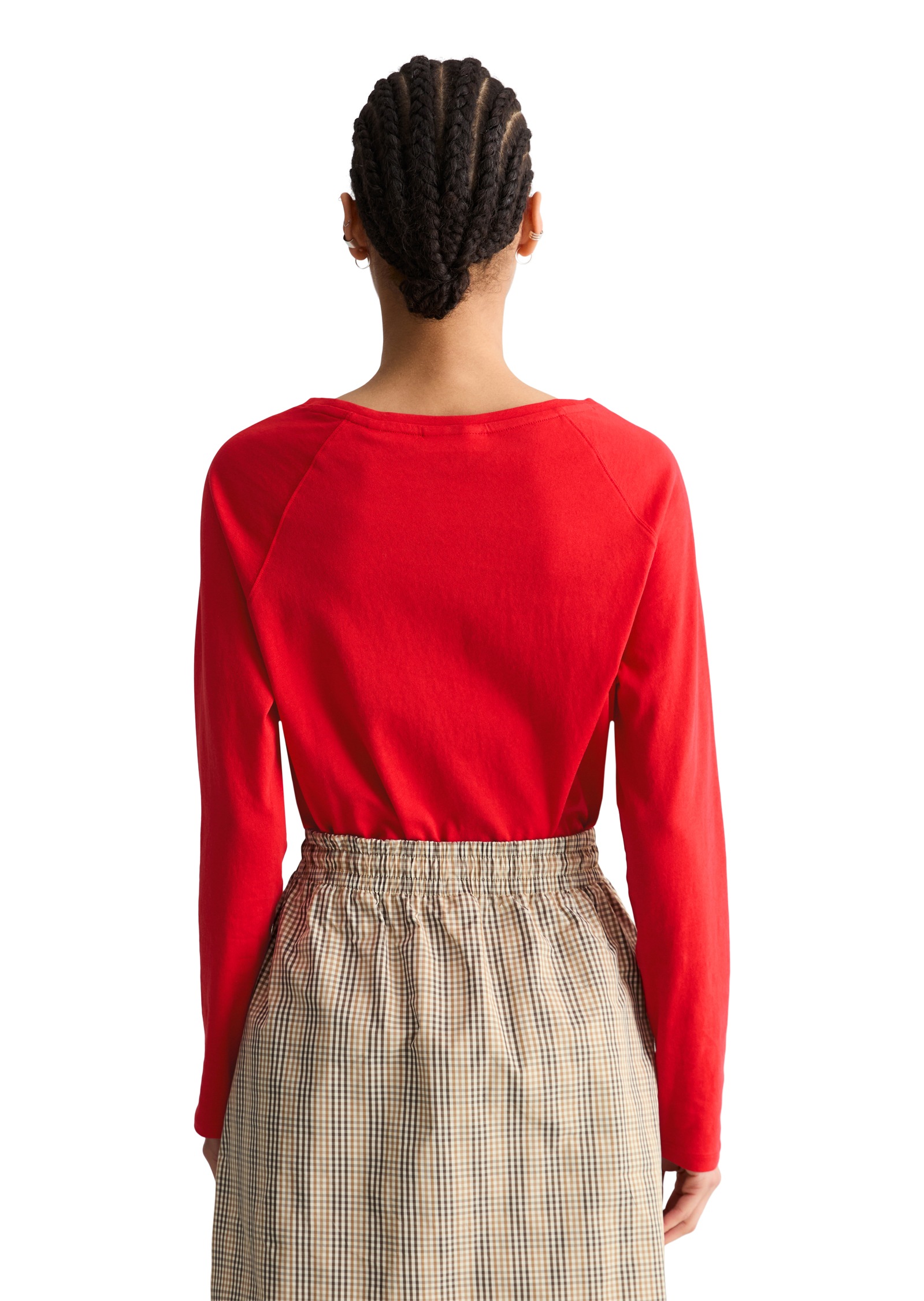 Marc O'Polo DENIM Longsleeve relaxed fit mit Raglan-Ärmeln, U-Boot-Ausschnitt