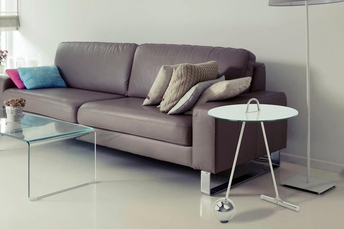 Kayoom Beistelltisch »Pendulum 525, mit runder Tischplatte«, (1 St.), Marmoroptik, Gestell im Pendel-Design, praktisch tragbar